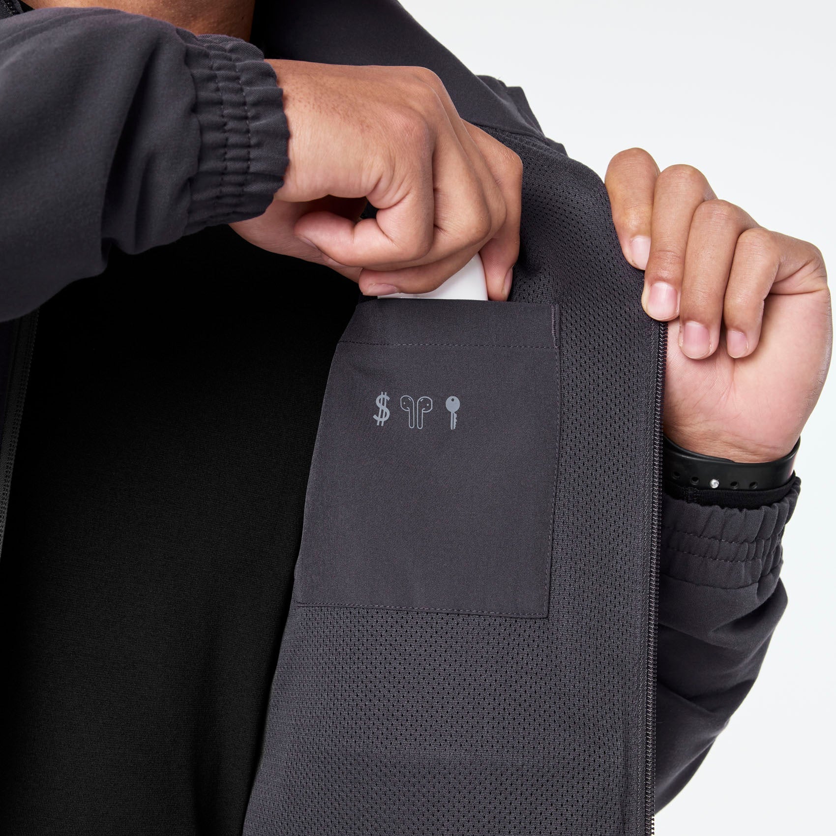 Cobaki Scrub Jacket - Charcoal