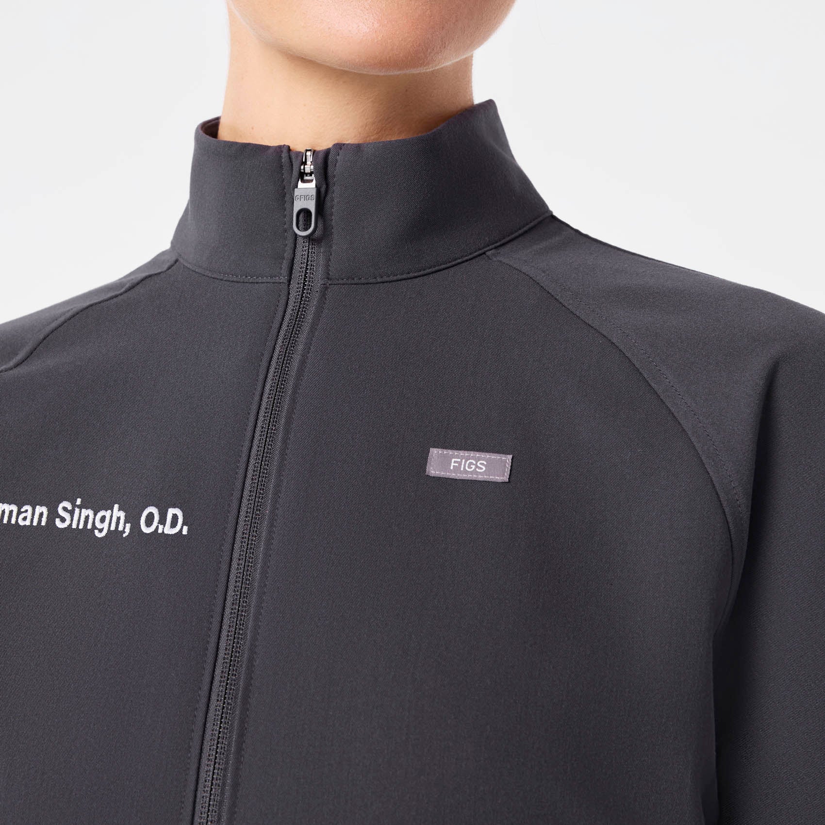 Sydney Scrub Jacket - Charcoal