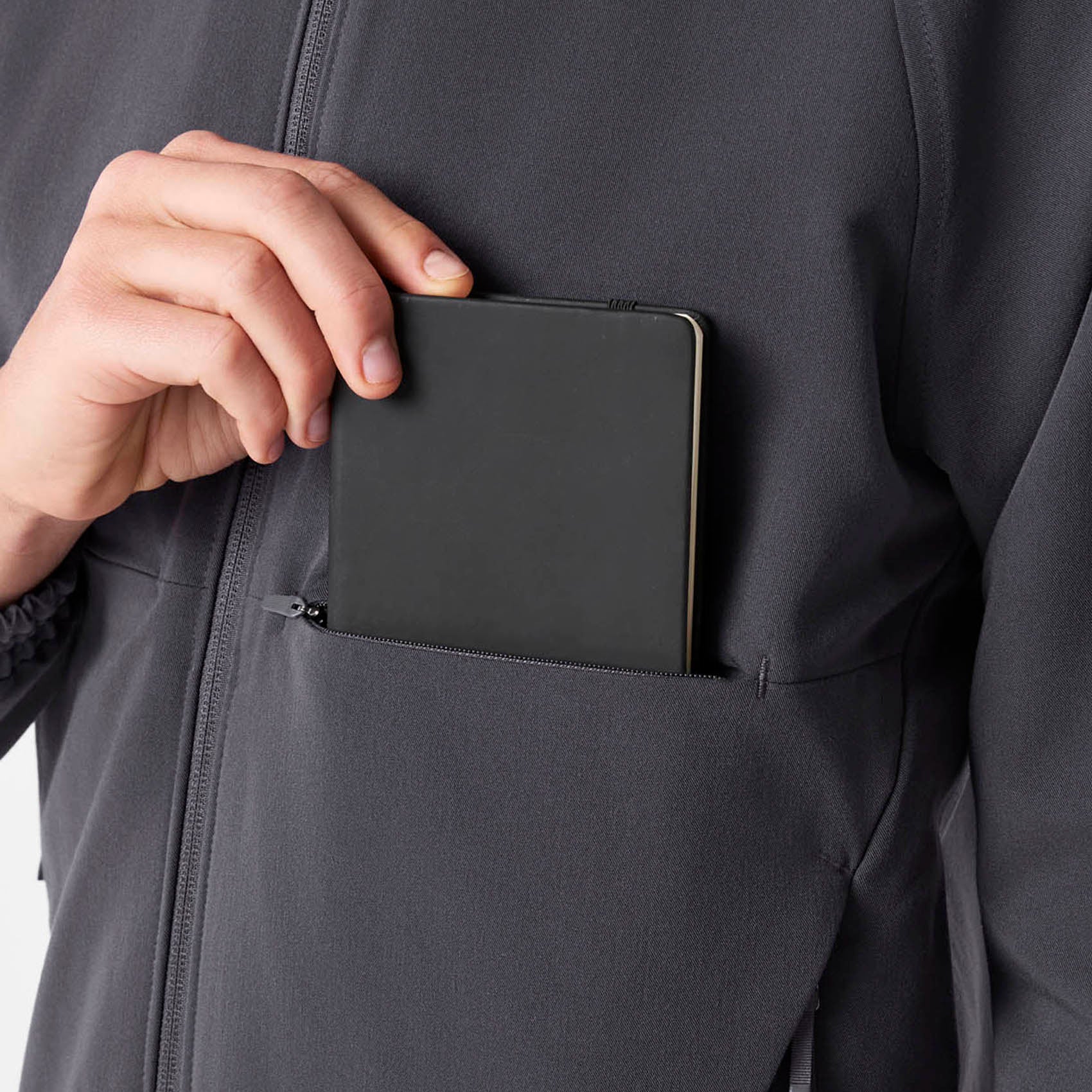 Sydney Scrub Jacket - Charcoal