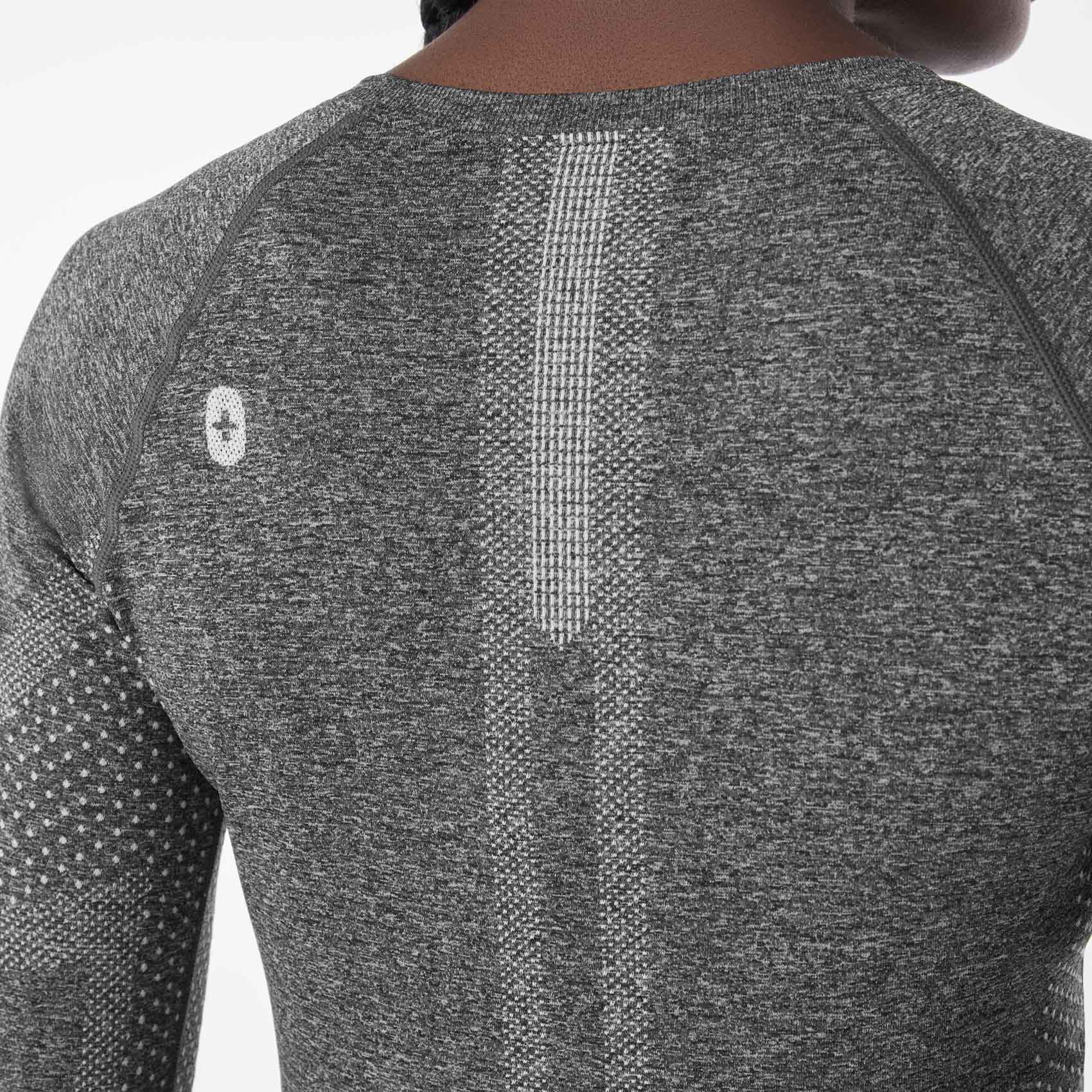Salta Seamless ¾ Sleeve Underscrub - Graphite