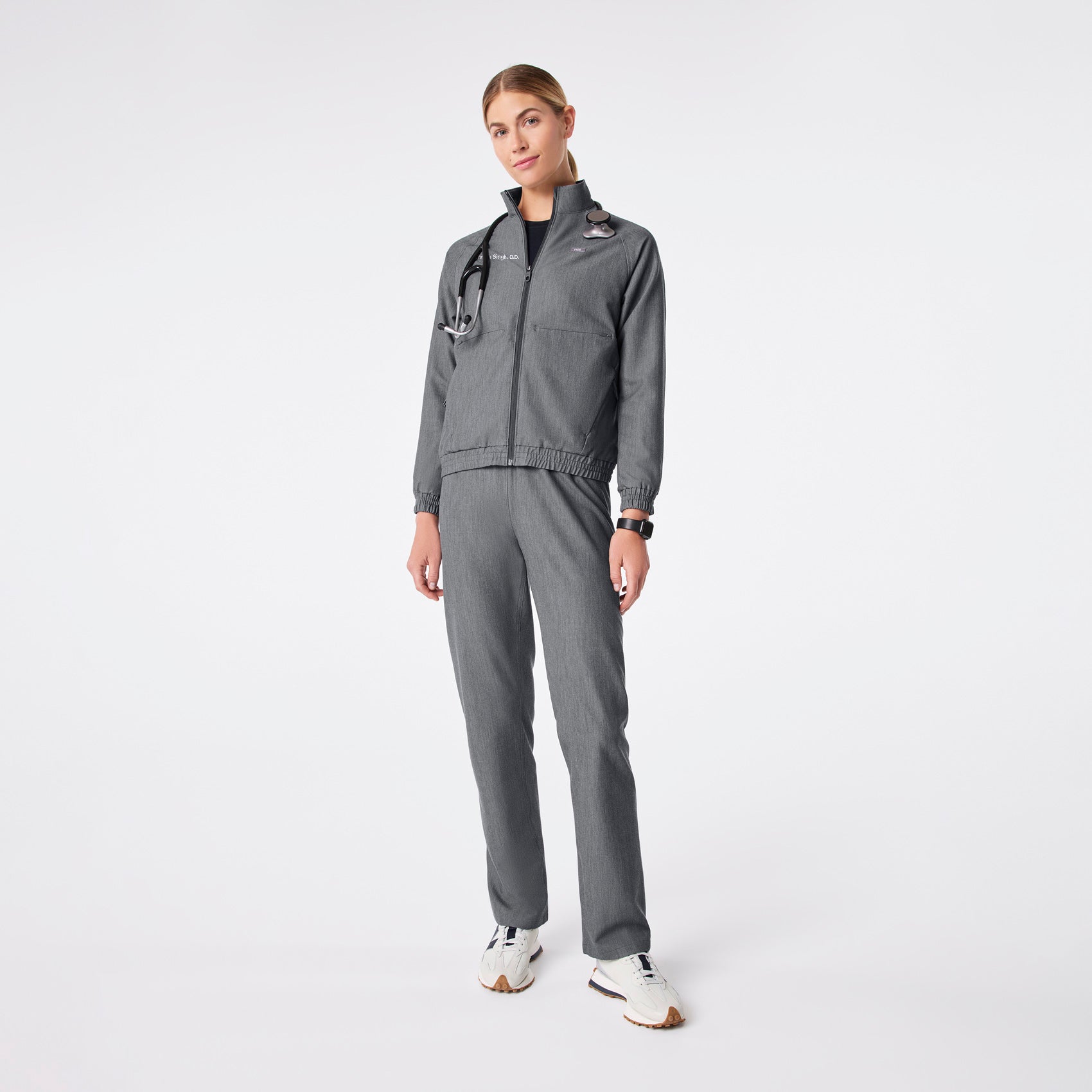 Sydney Scrub Jacket - Graphite