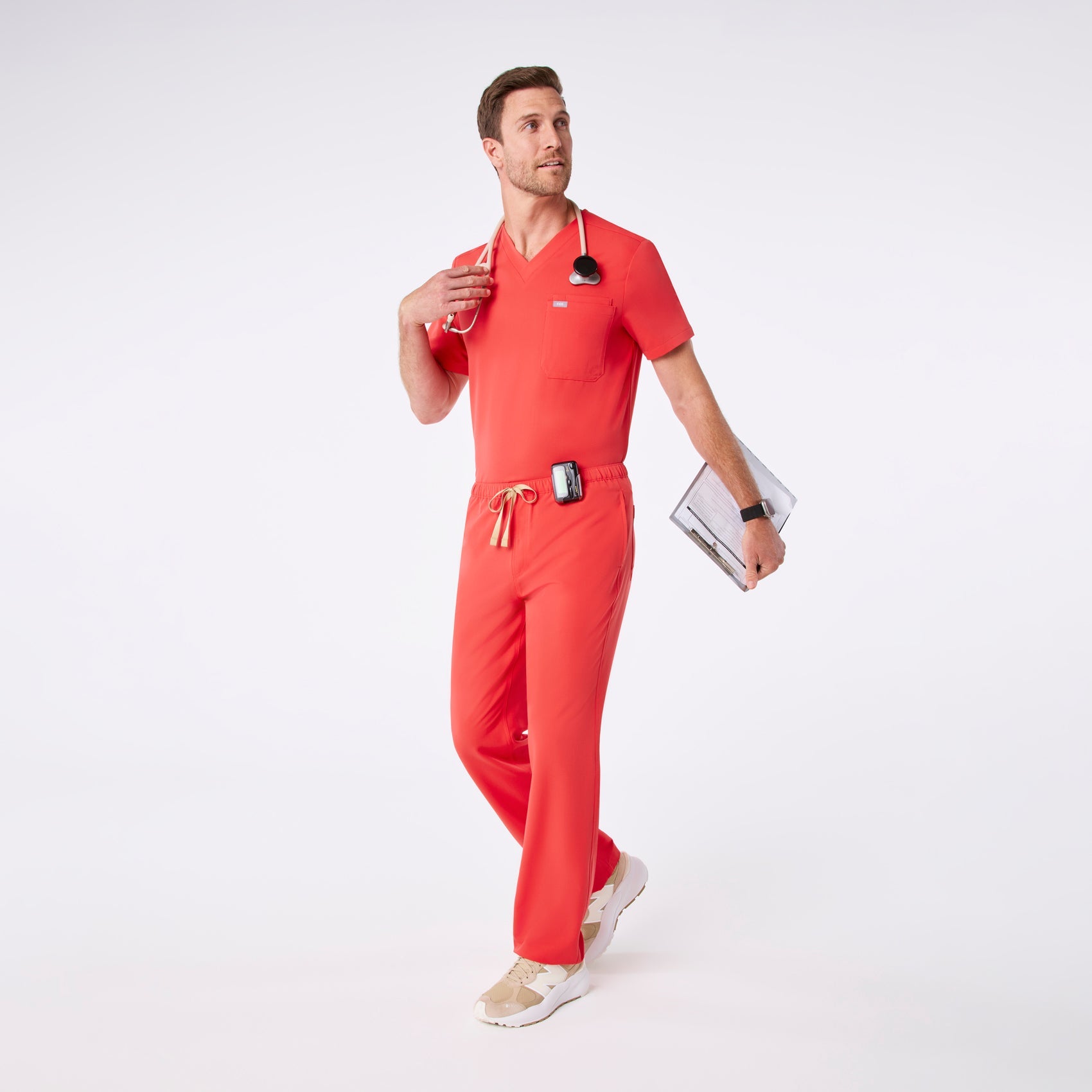 Pisco Straight-Leg Scrub Pant™ - Hibiscus
