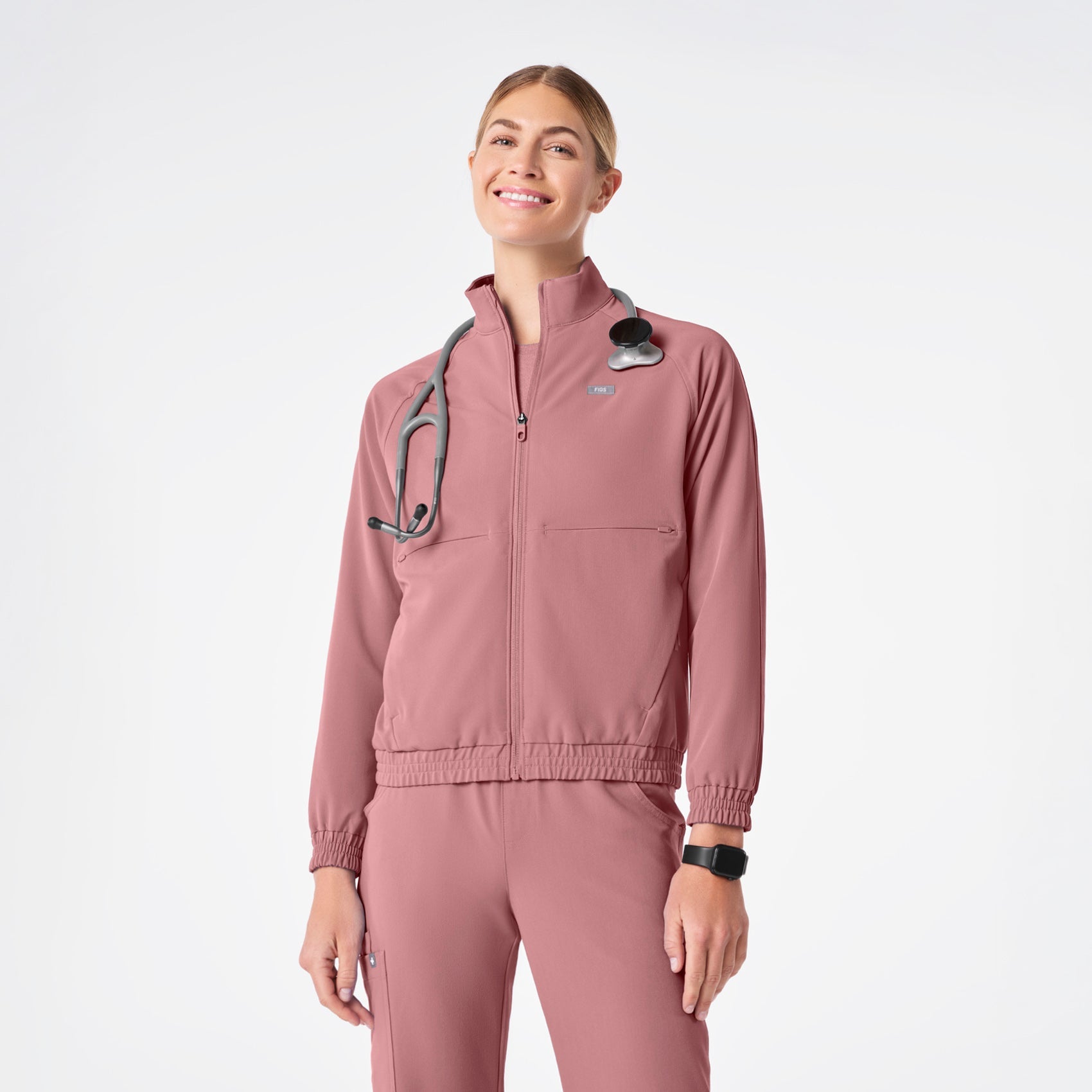 Sydney Scrub Jacket - Mauve