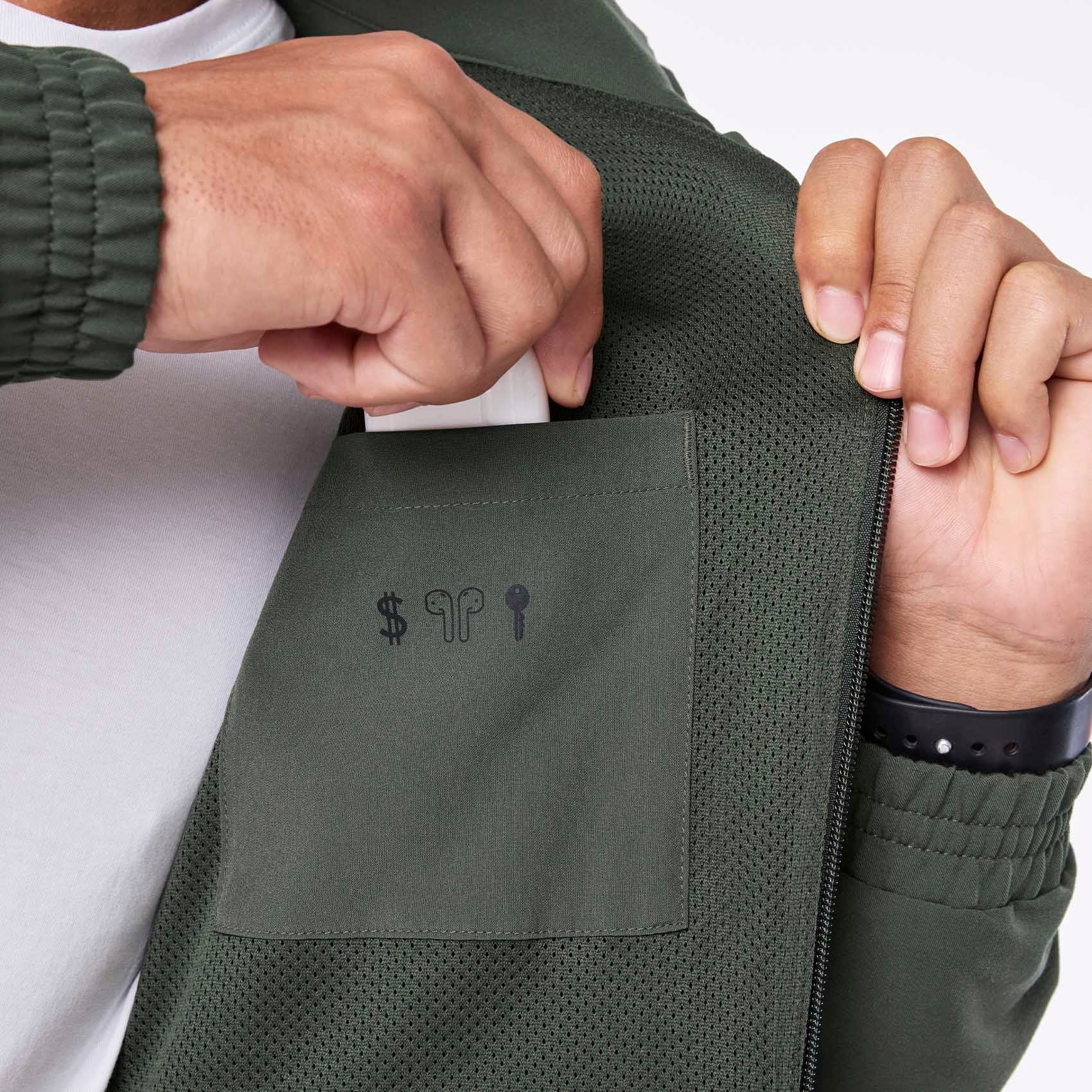 Cobaki Scrub Jacket - Moss