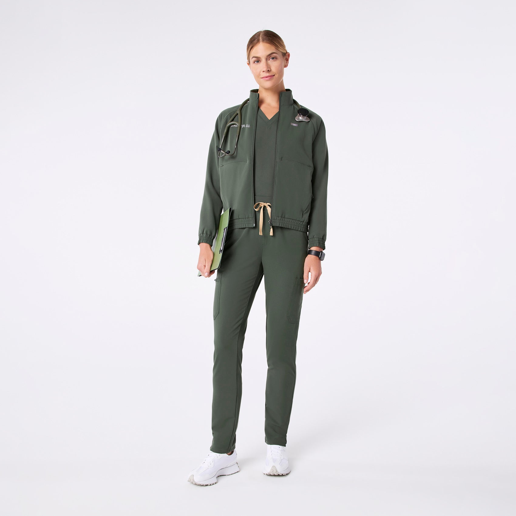 Sydney Scrub Jacket - Moss
