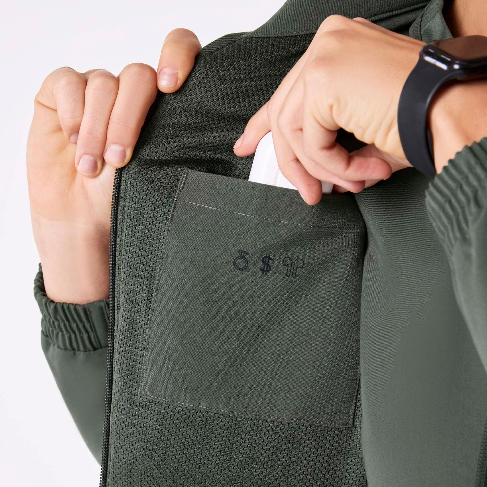 Sydney Scrub Jacket - Moss