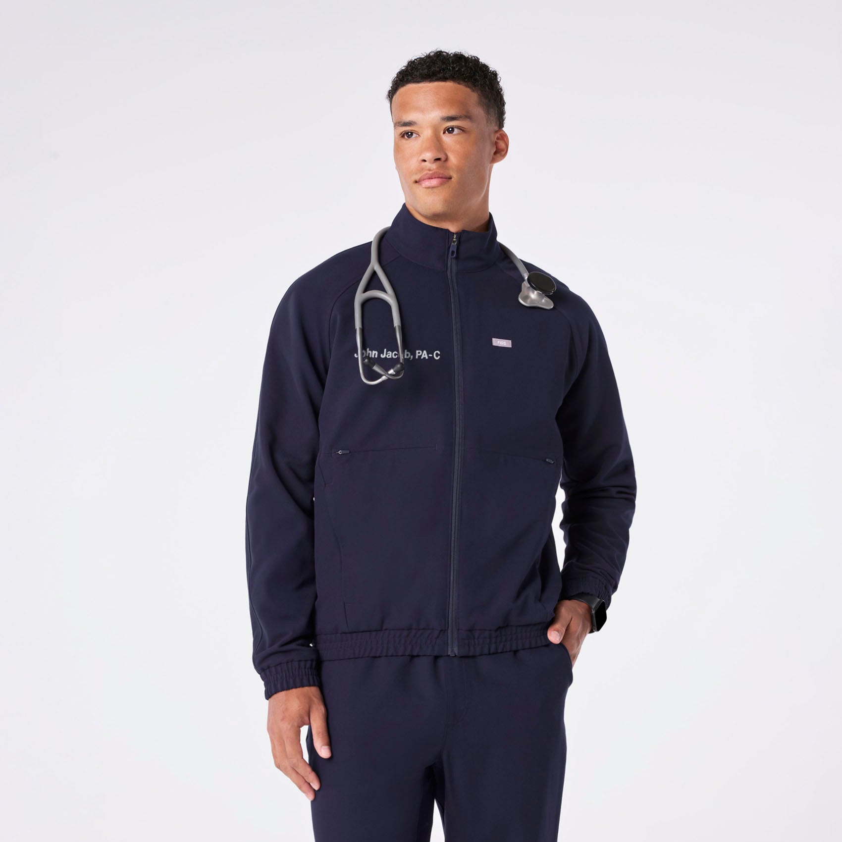 Cobaki Scrub Jacket - Navy