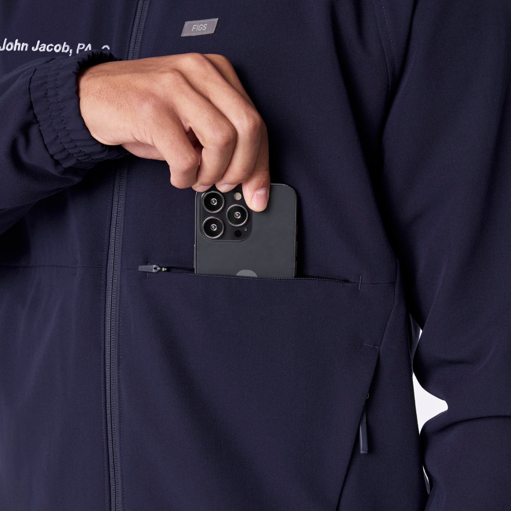 Cobaki Scrub Jacket - Navy
