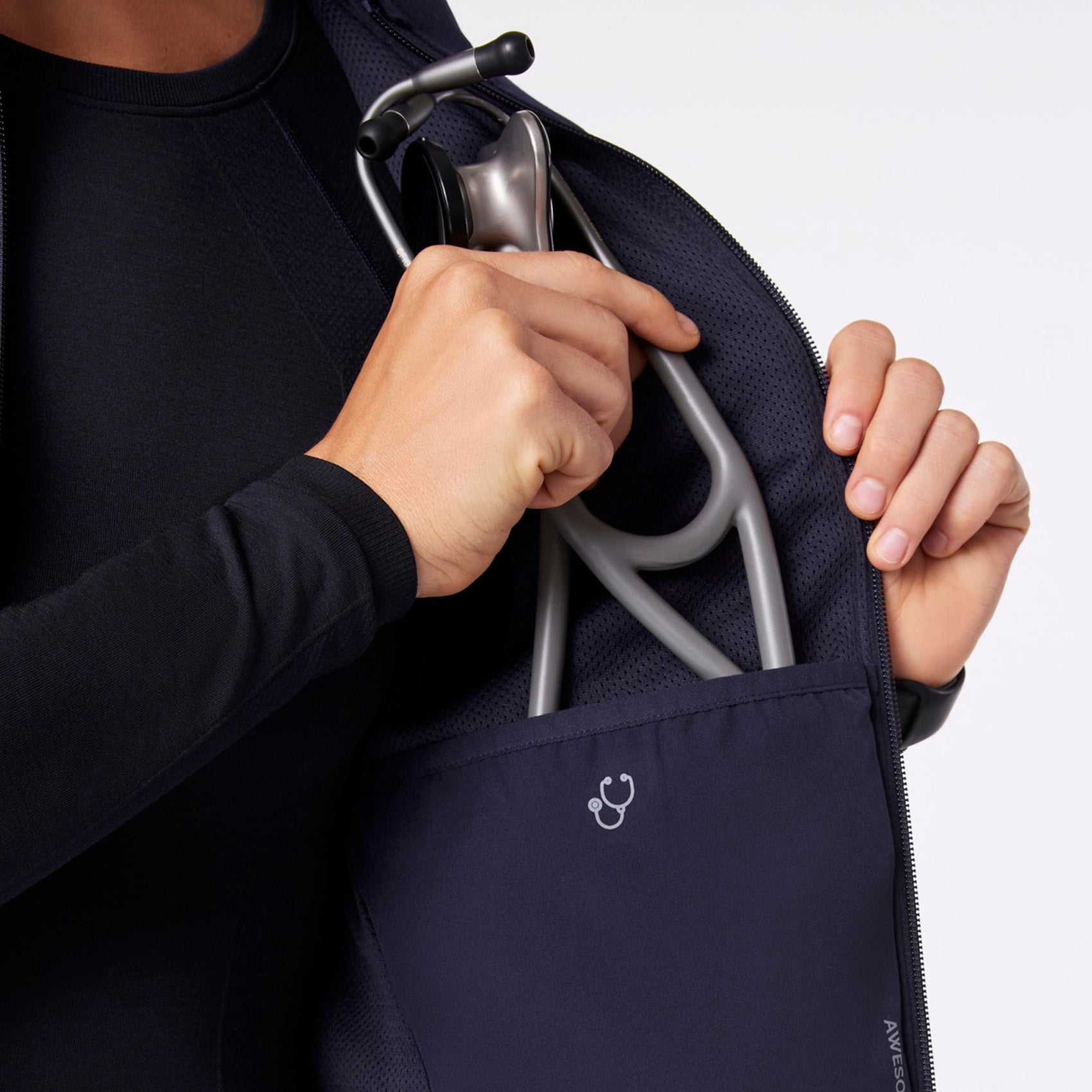  Sydney Scrub Vest - Navy