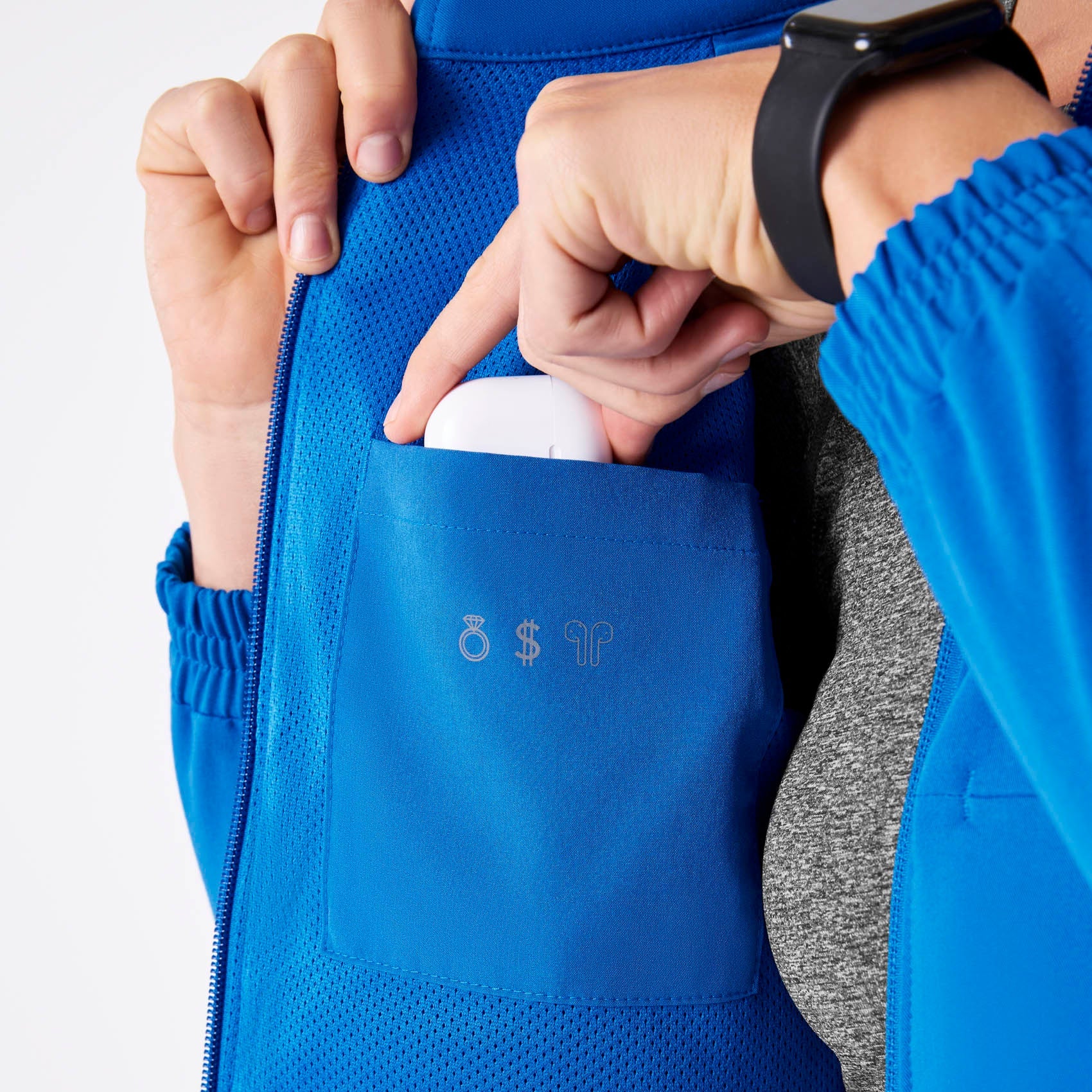 Sydney Scrub Jacket - Royal Blue