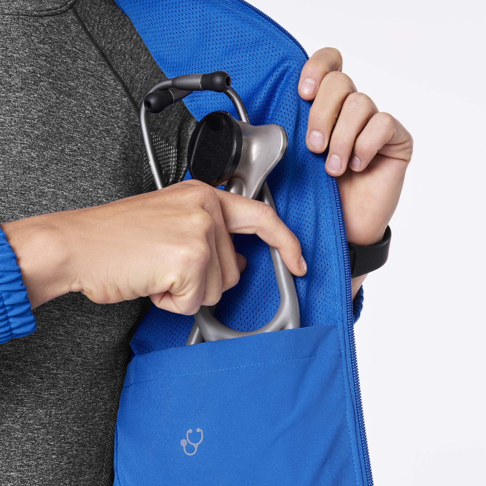Sydney Scrub Jacket - Royal Blue