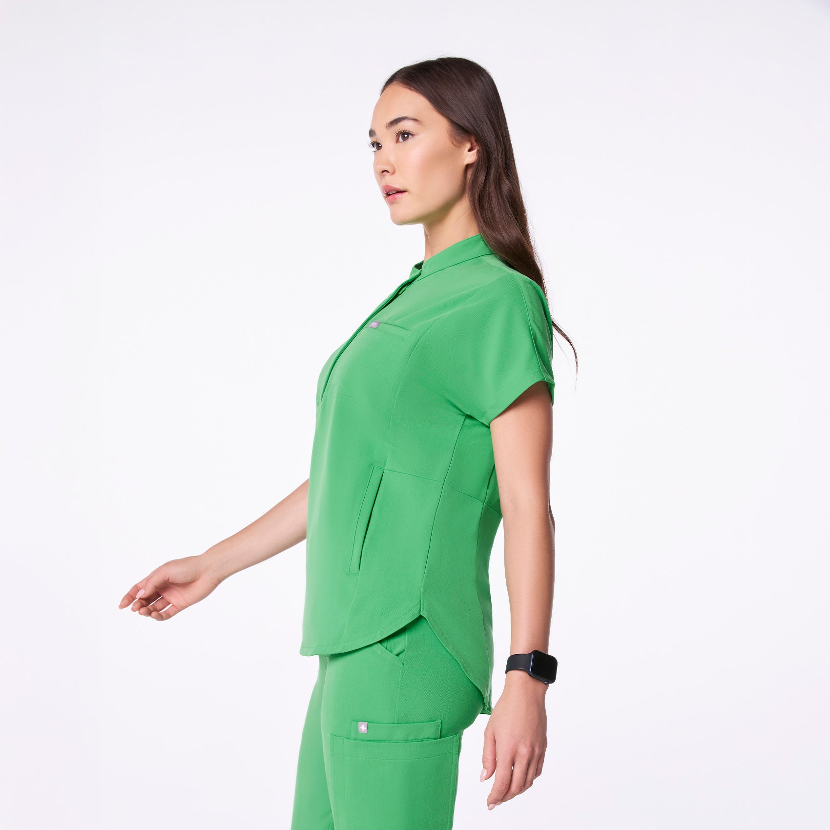 Montex Relaxed Scrub Top - Emerald