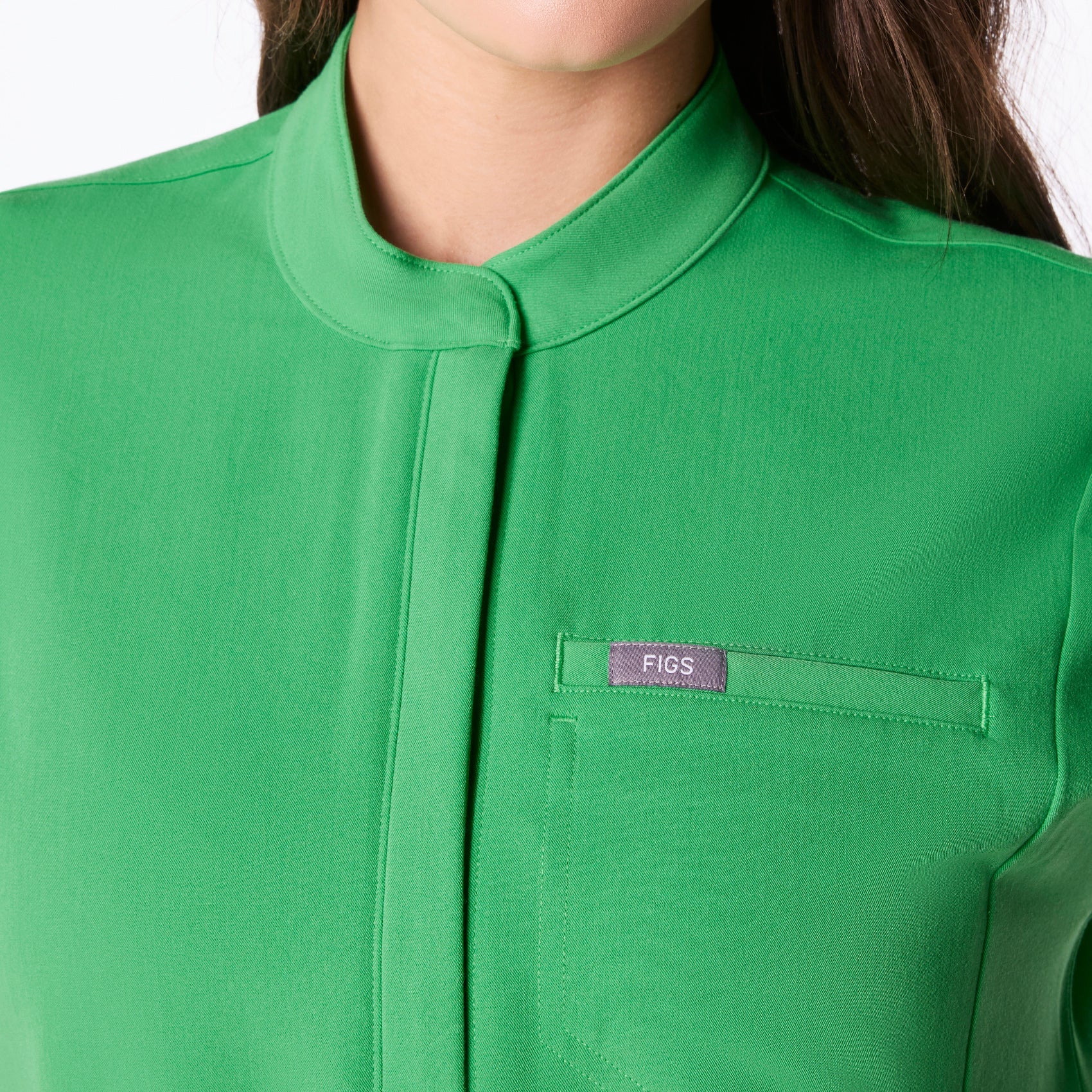 Montex Relaxed Scrub Top - Emerald