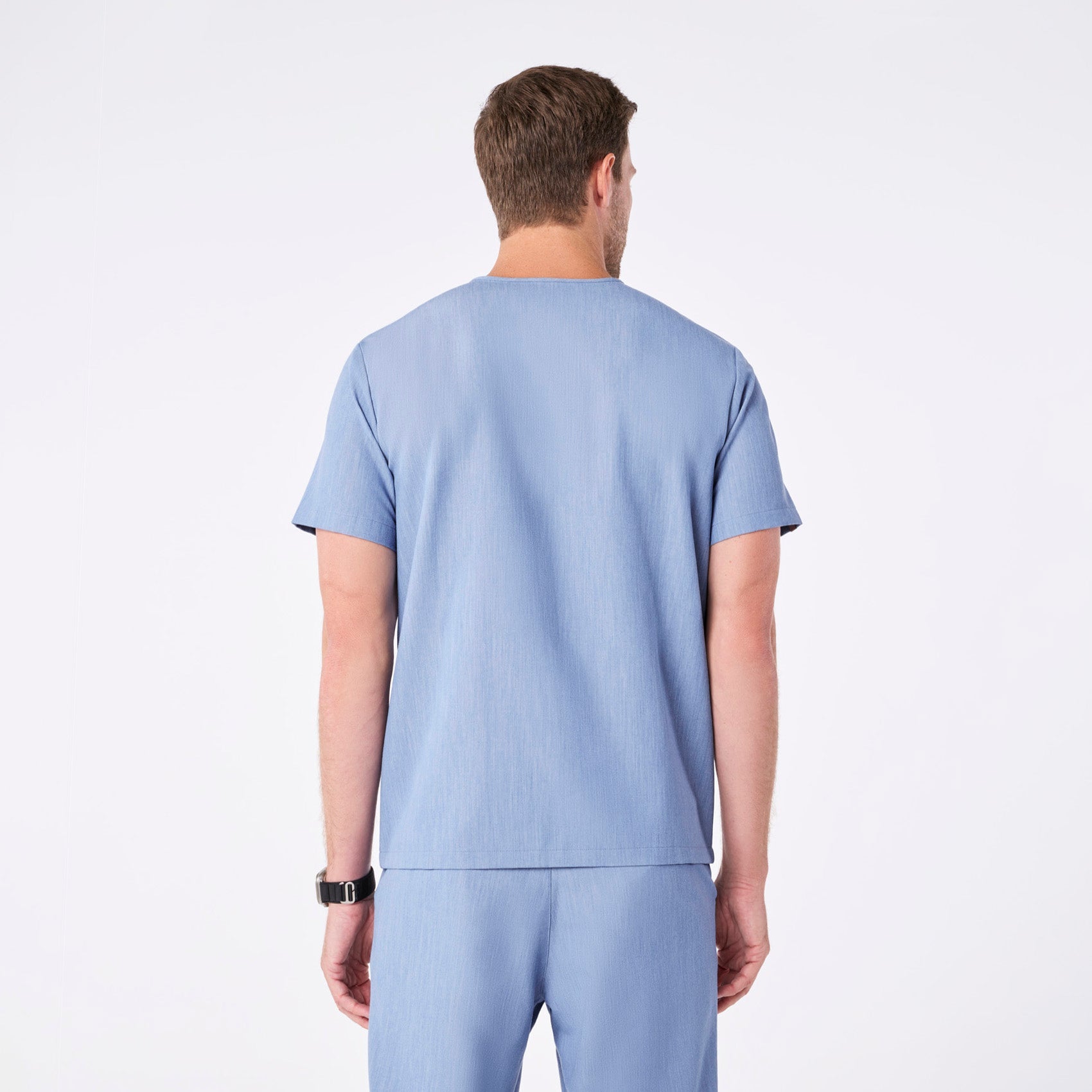 Leon Scrub Top™ - Heather Indigo