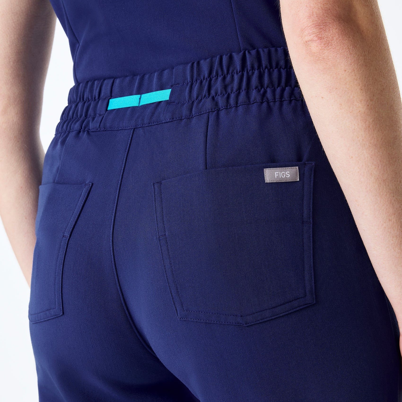 Uman High-Rise Jogger Scrub Pant - Sapphire
