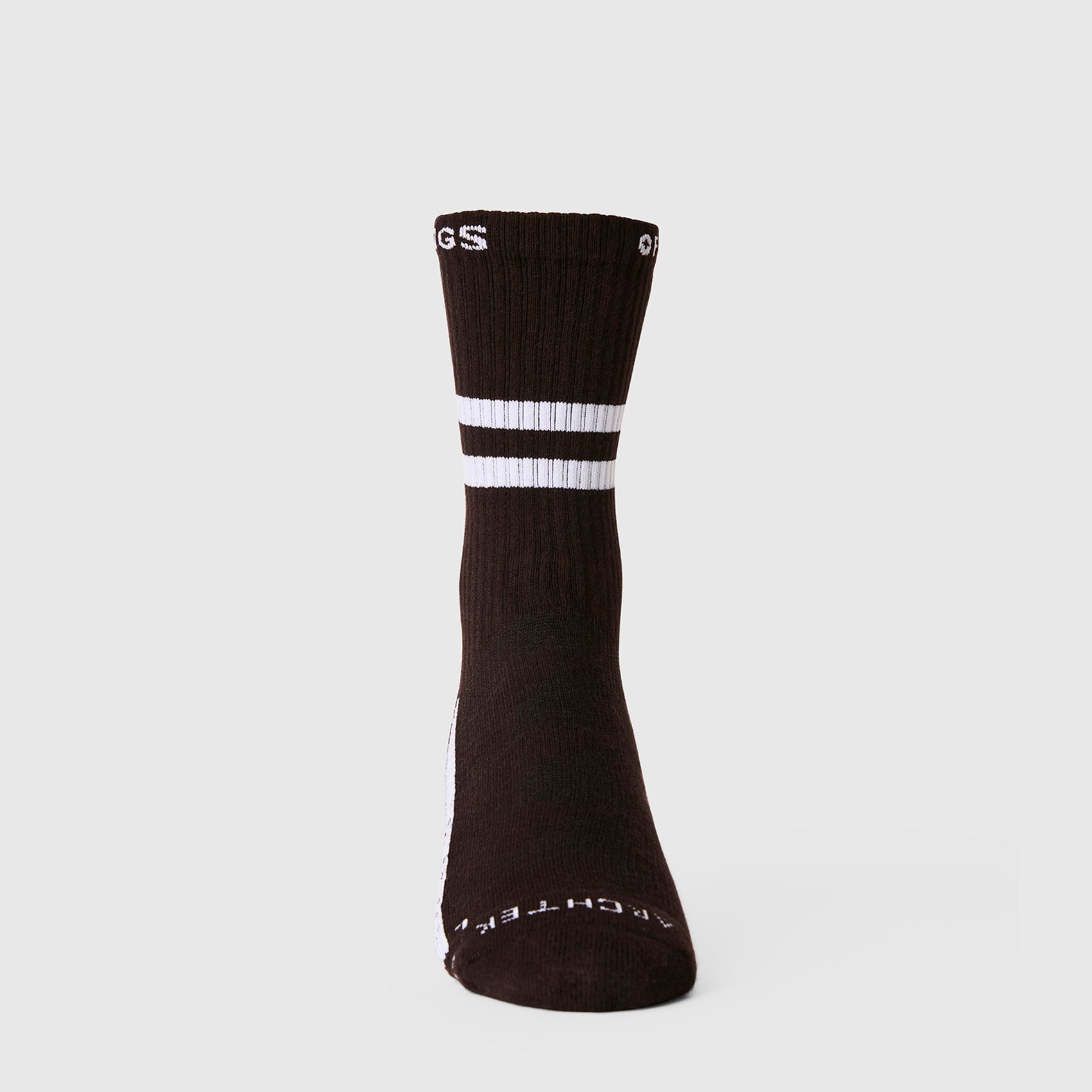 FIGS | ArchTek® Crew Compression Socks 15-20 mmHg - Stripe/Black