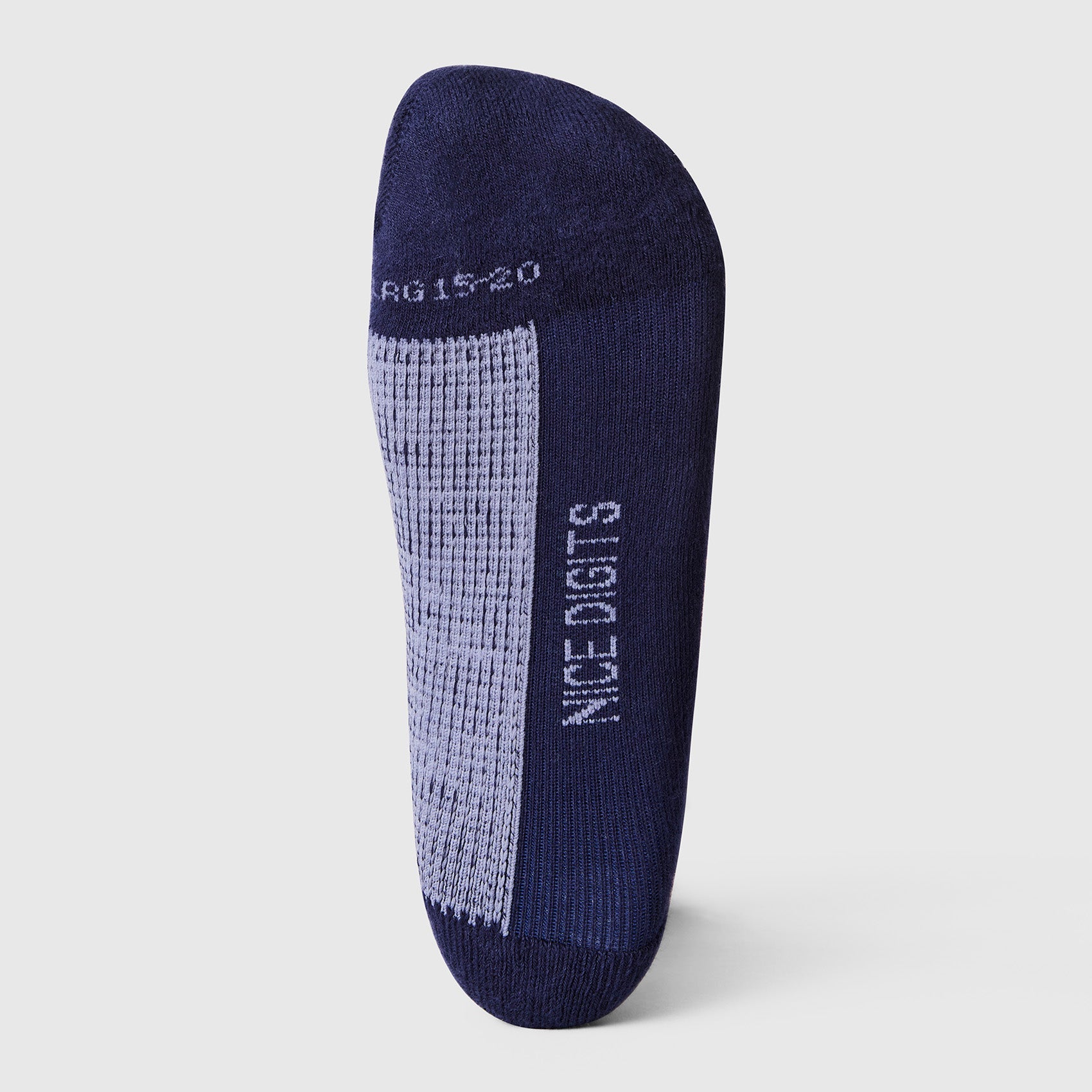 FIGS | ArchTek® Crew Compression Socks 15-20 mmHg - Two Tone/Navy