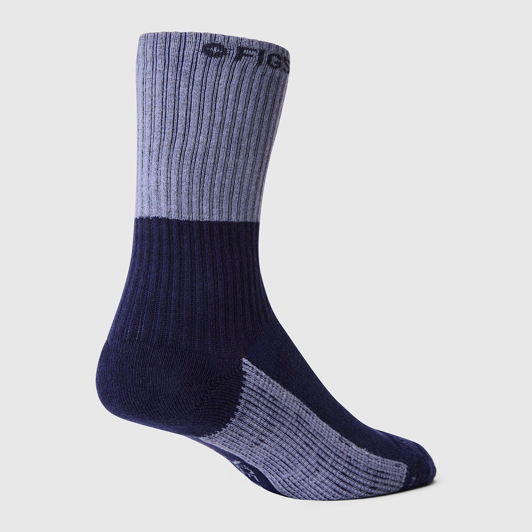 FIGS | ArchTek® Crew Compression Socks 15-20 mmHg - Two Tone/Navy