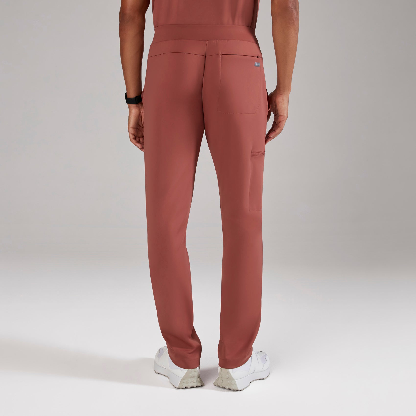 Norris Straight-Leg Scrub Pant - Rosewood
