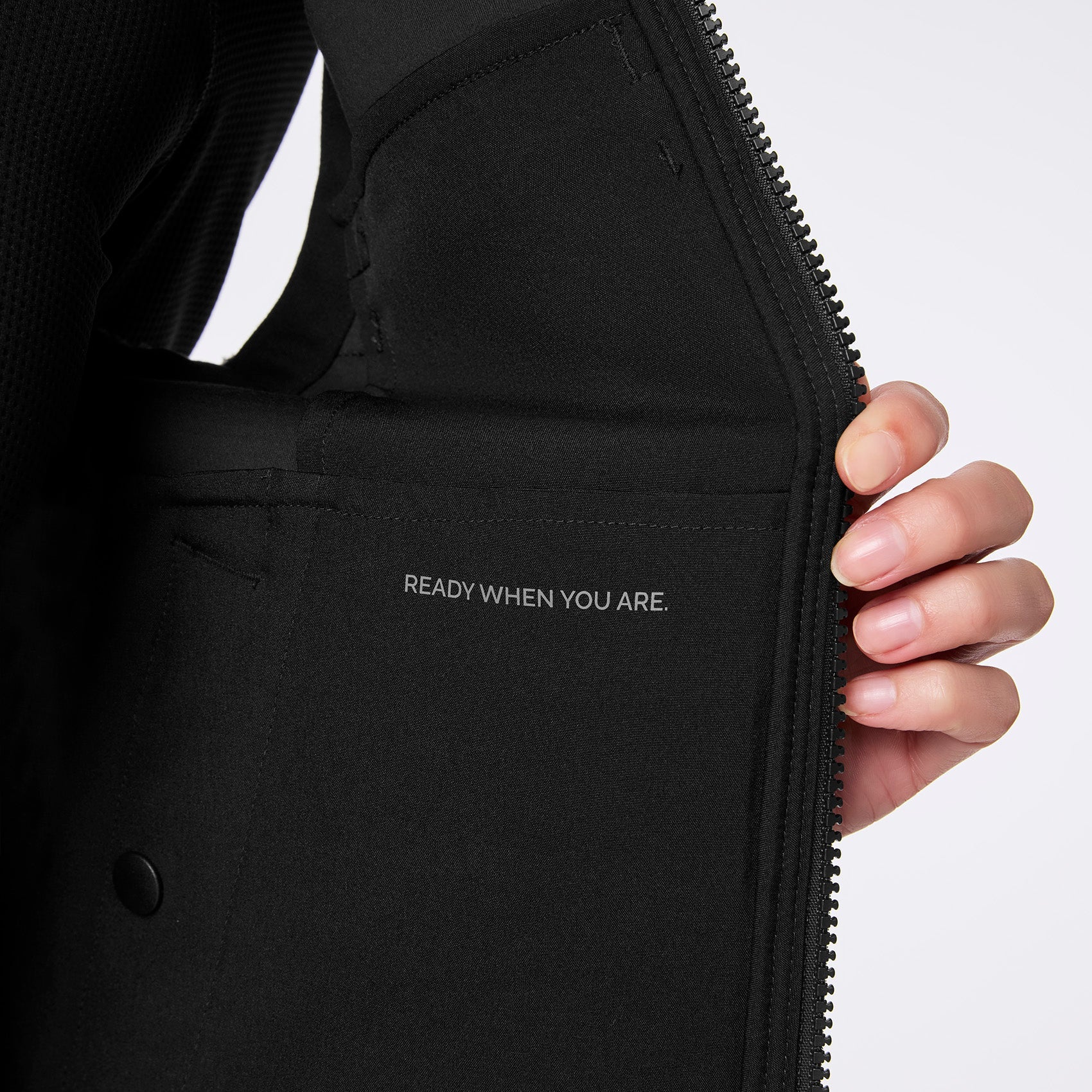 High-Pile Fleece Vest - Black