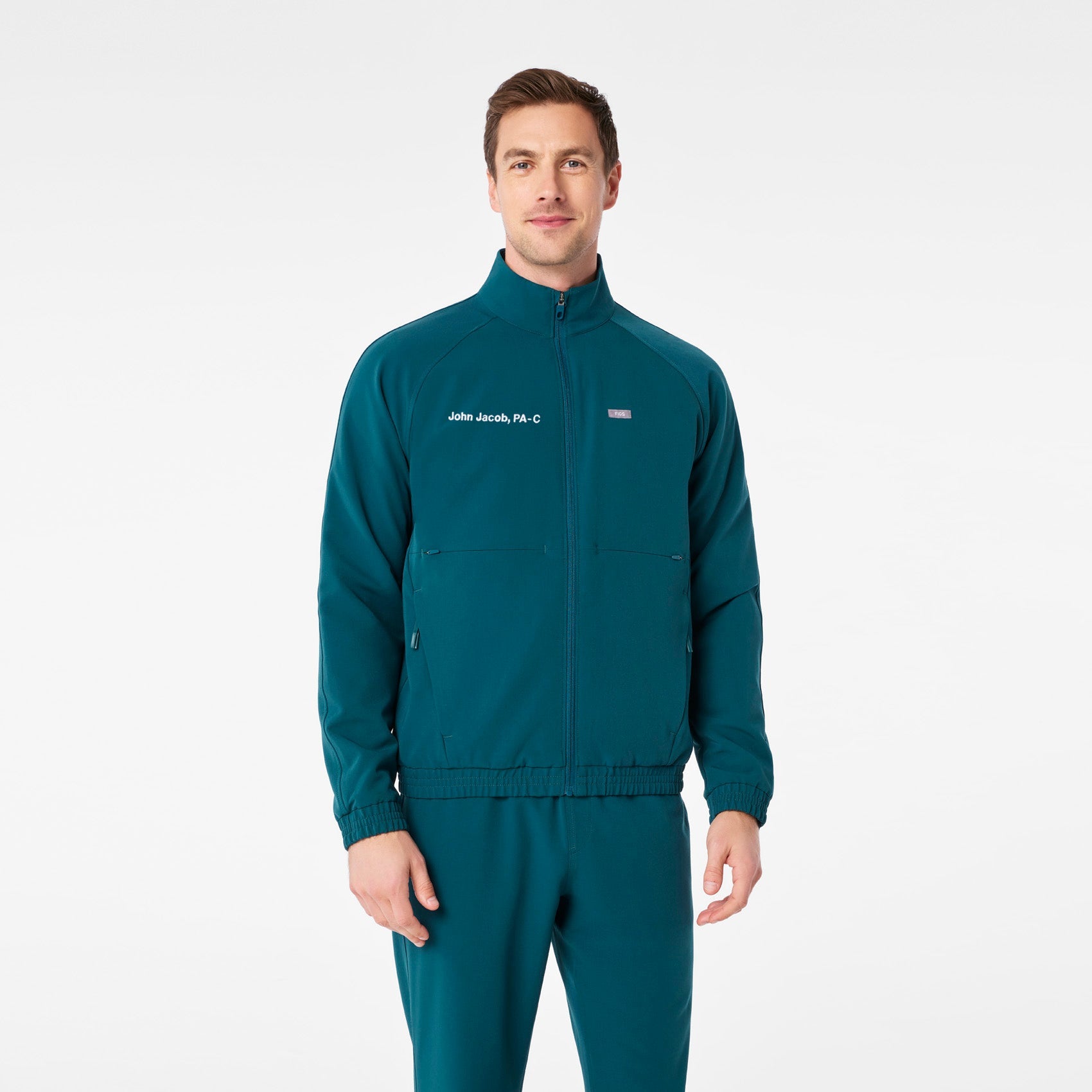 Cobaki Scrub Jacket - Caribbean Blue