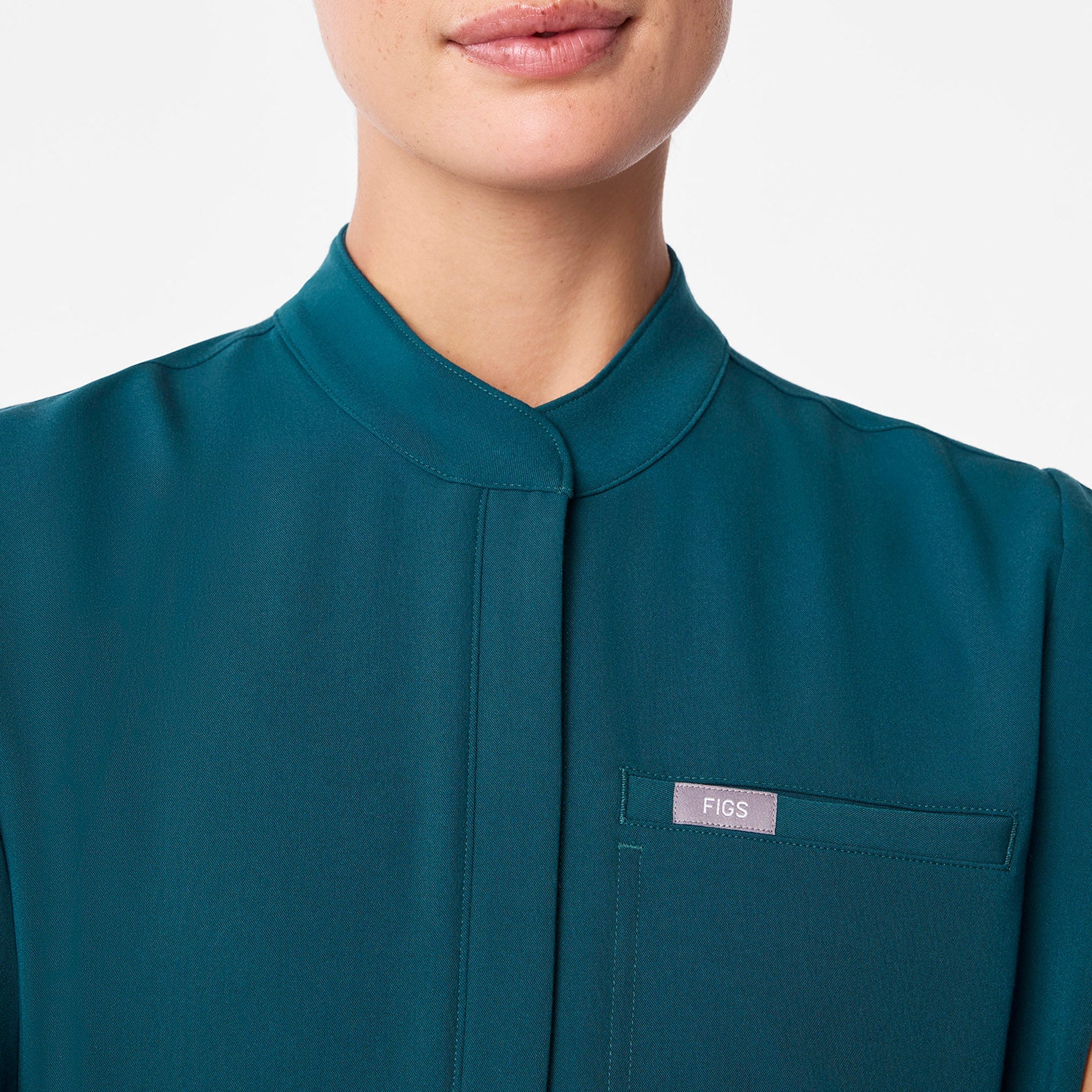 Montex Relaxed Scrub Top - Caribbean Blue