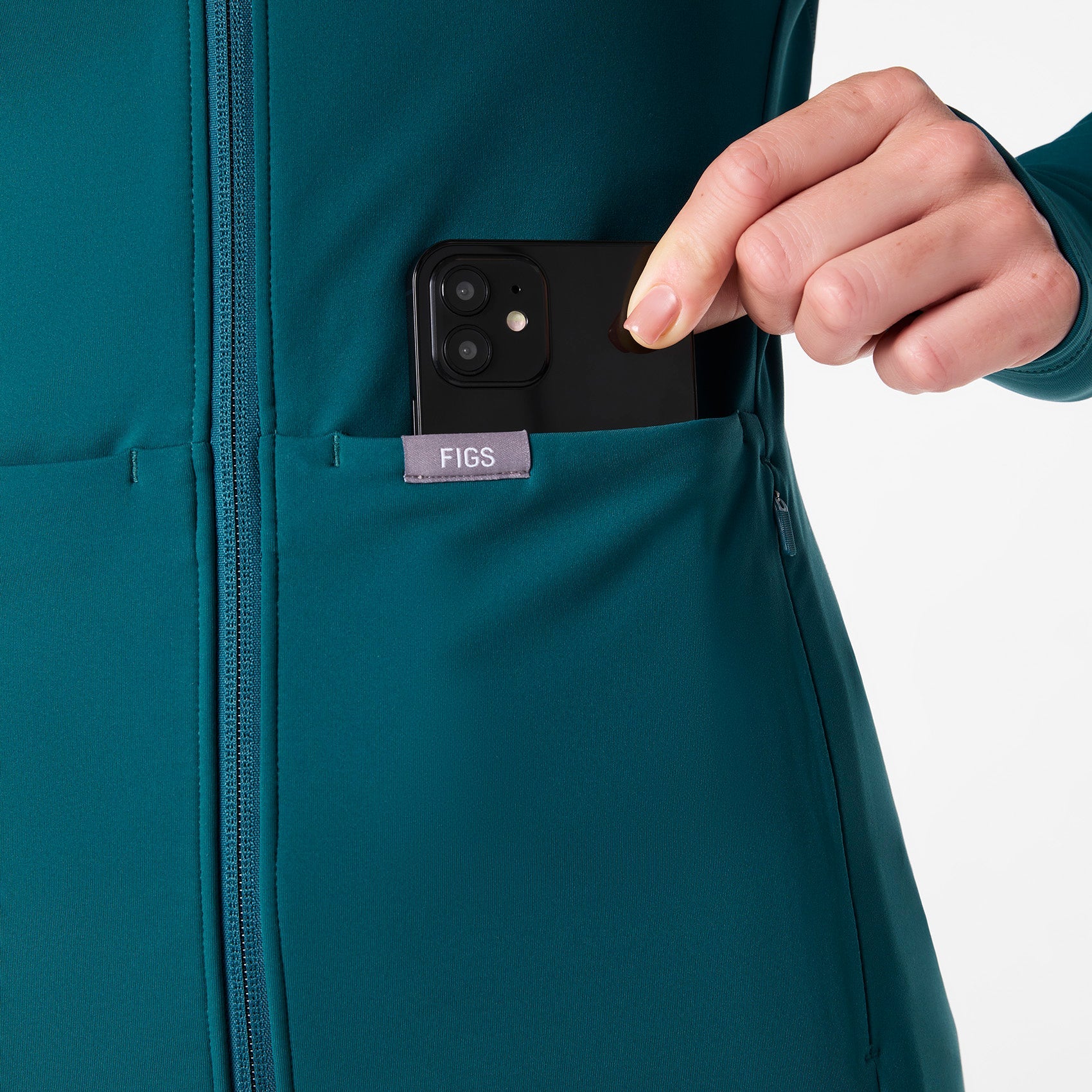 ContourKnit Scrub Jacket™ - Caribbean Blue