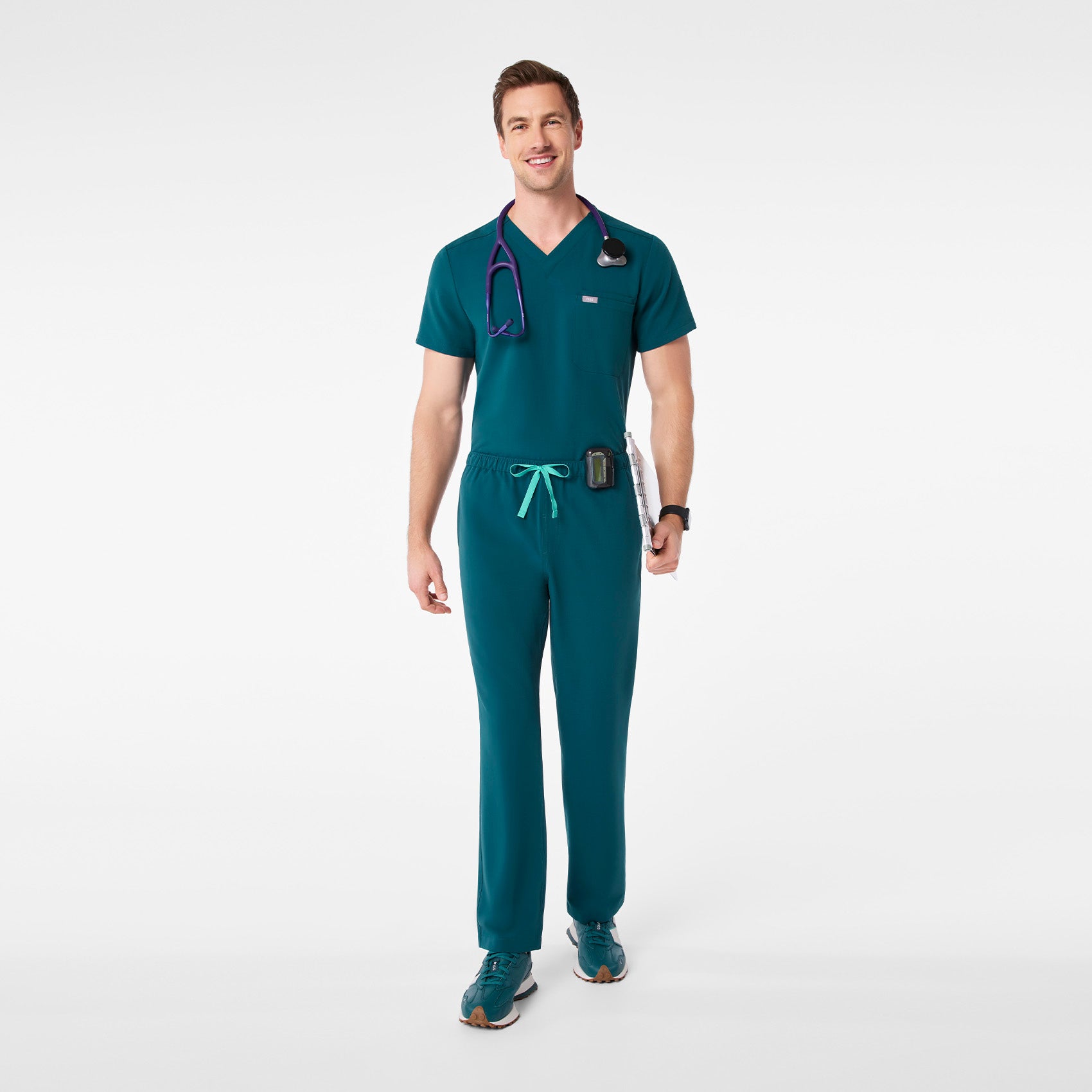Pisco Straight-Leg Scrub Pant™ - Caribbean Blue