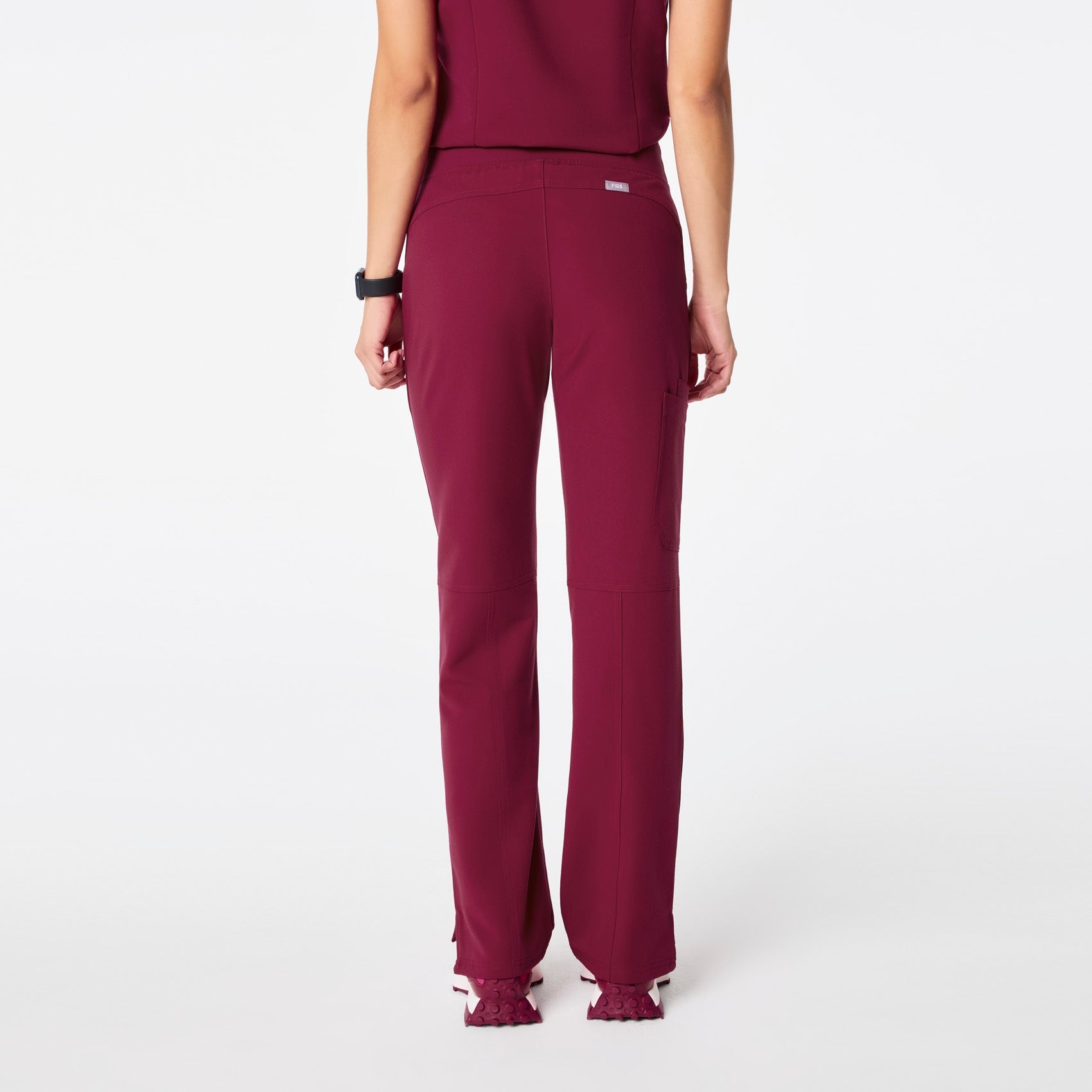 Kade Straight-Leg Scrub Pant™ - Deep Cranberry