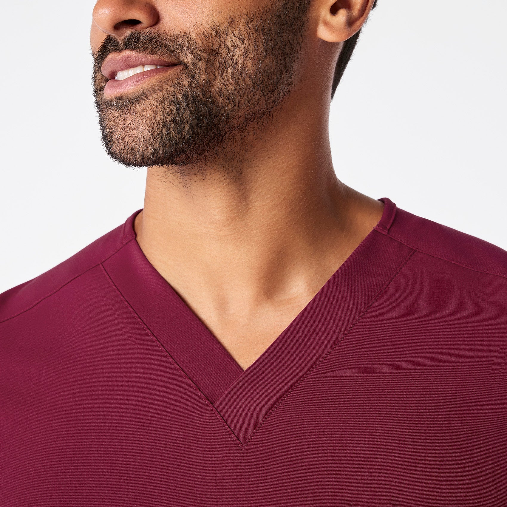 Leon Scrub Top™ - Deep Cranberry