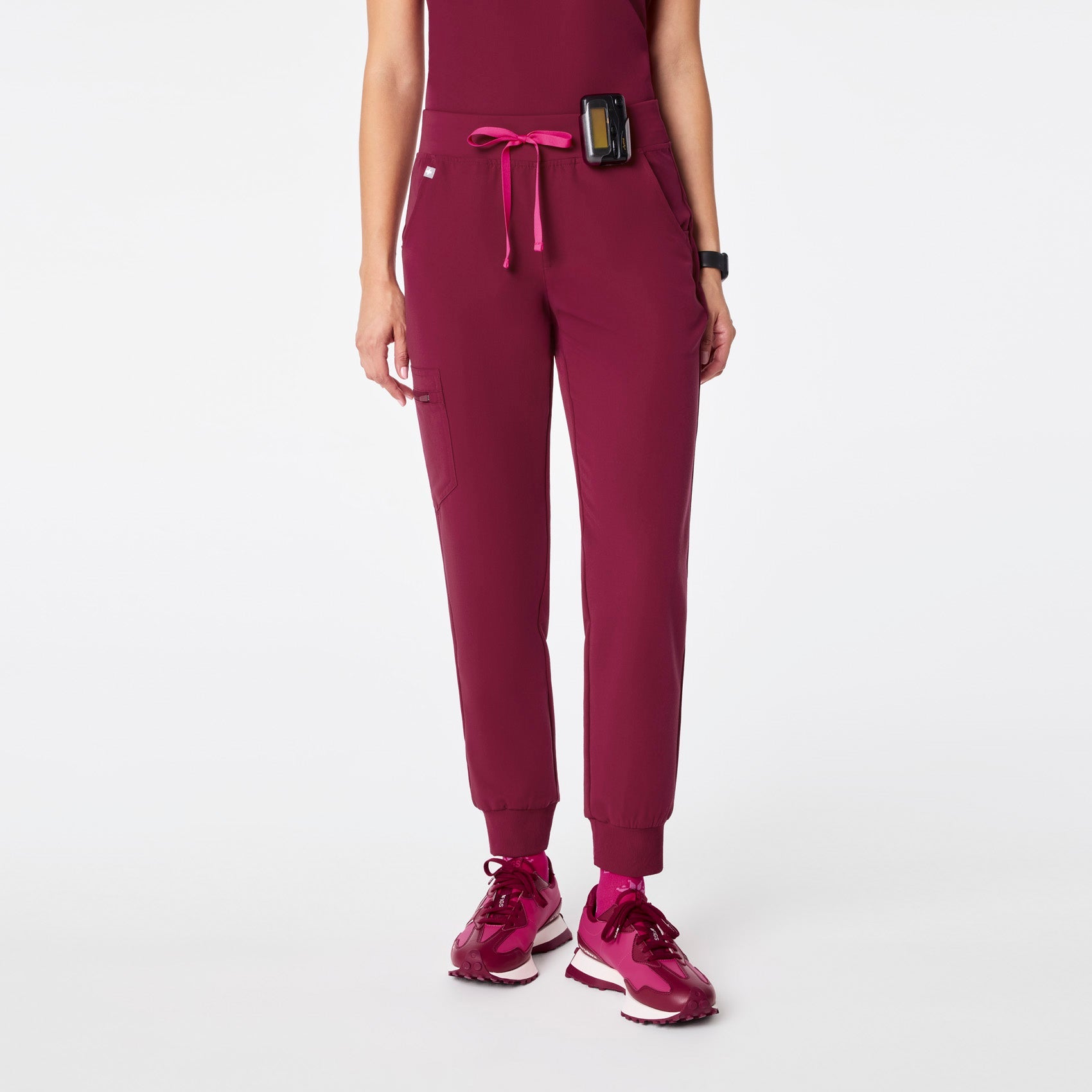 Zamora Jogger Scrub Pant™ - Deep Cranberry