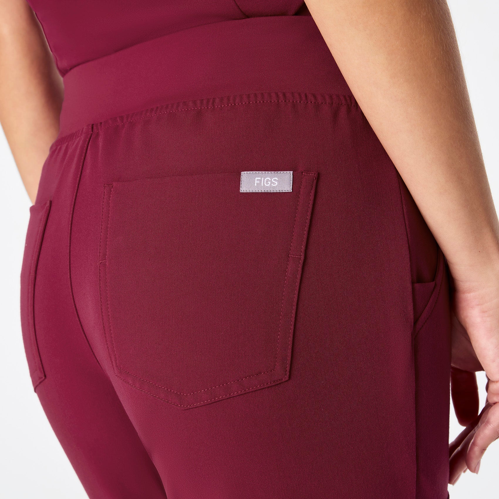 Zamora Jogger Scrub Pant™ - Deep Cranberry