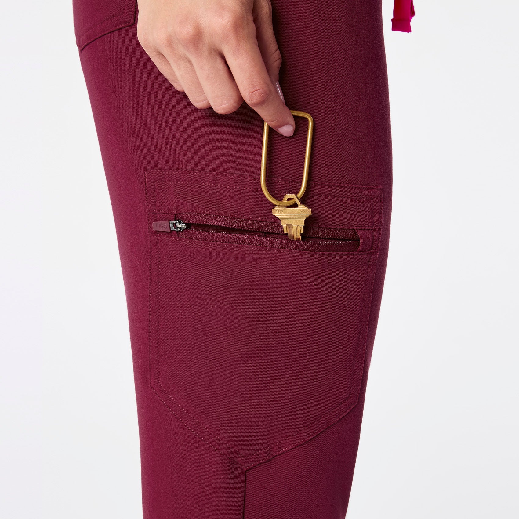 Zamora Jogger Scrub Pant™ - Deep Cranberry