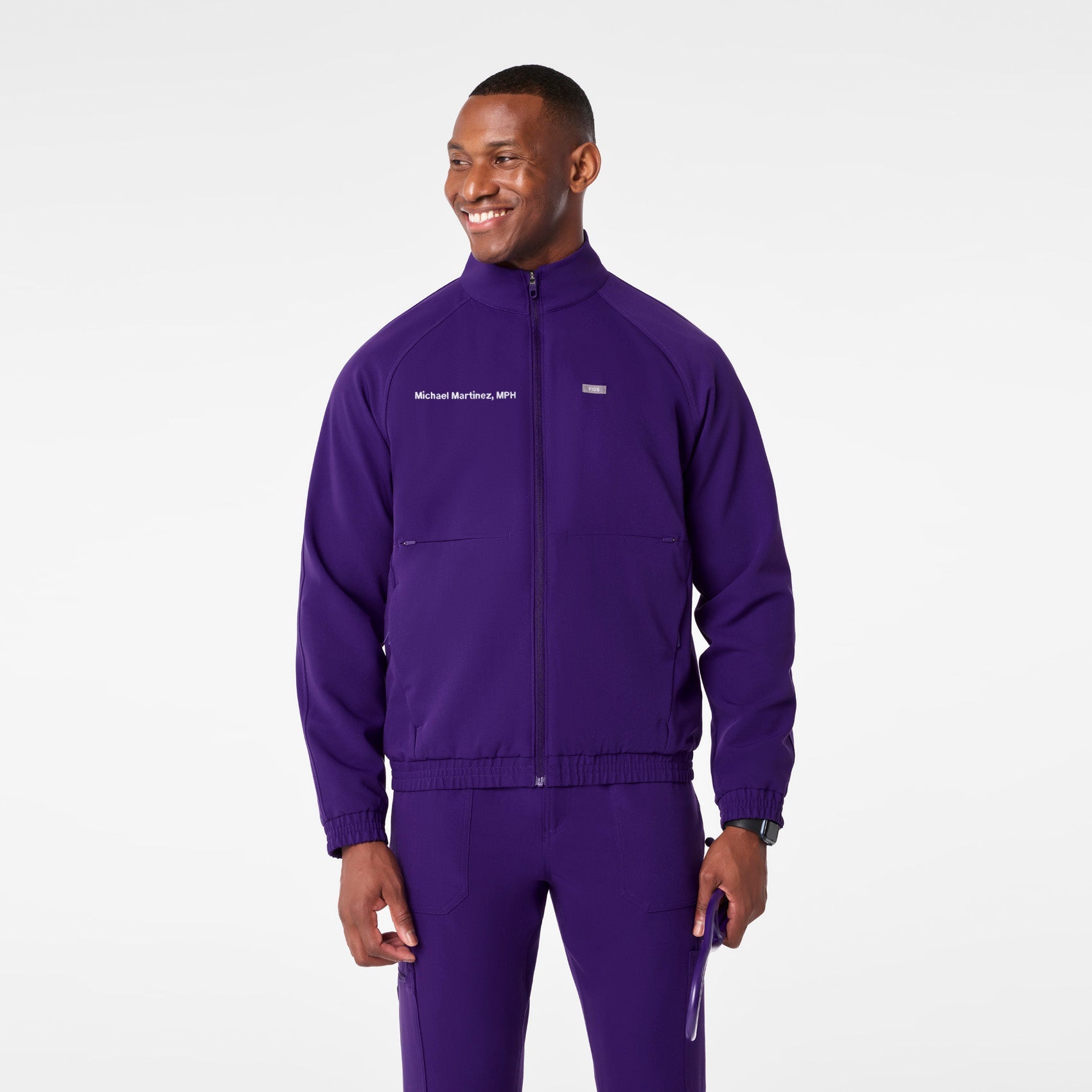 Cobaki Scrub Jacket - Purple Pulse