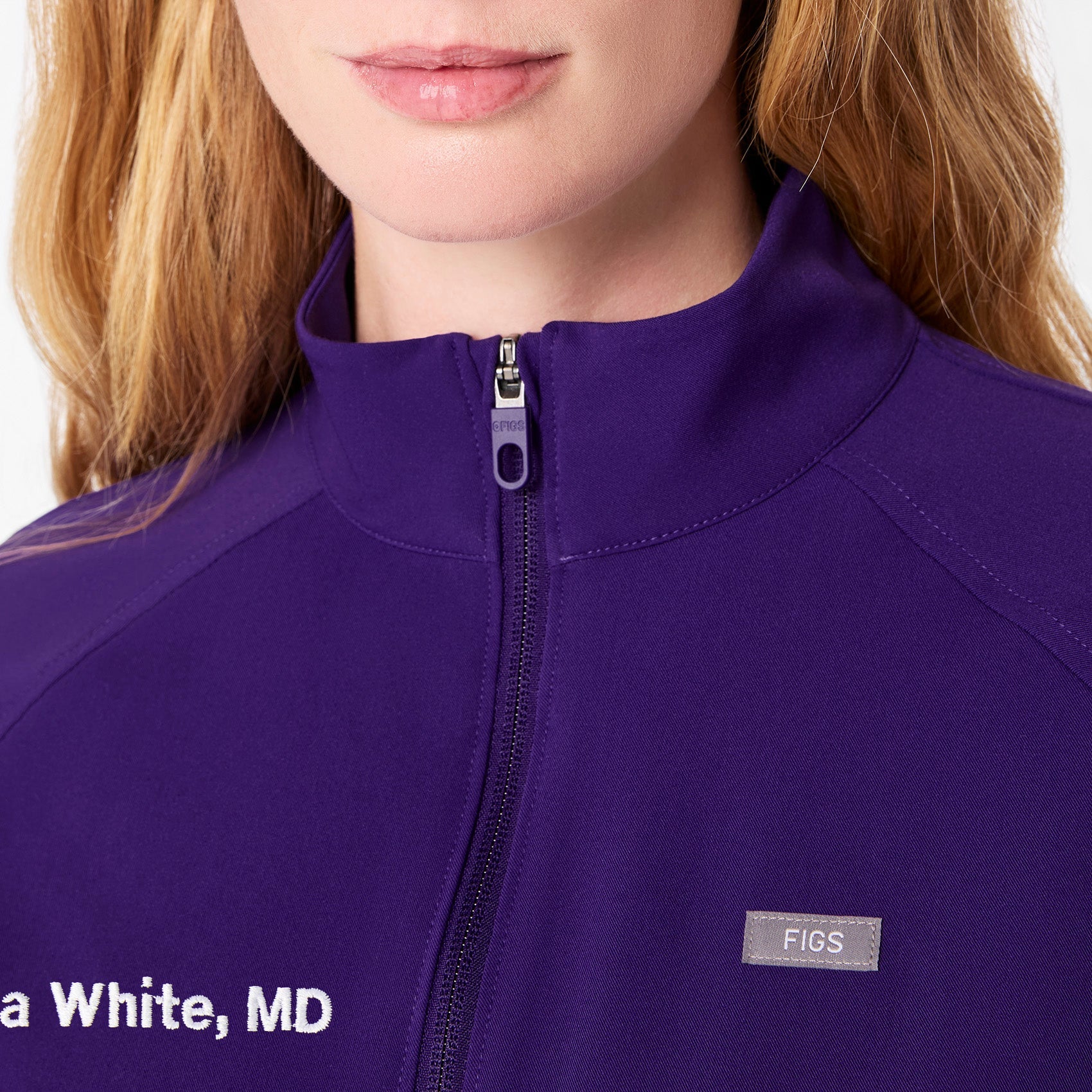 Sydney Scrub Jacket - Purple Pulse