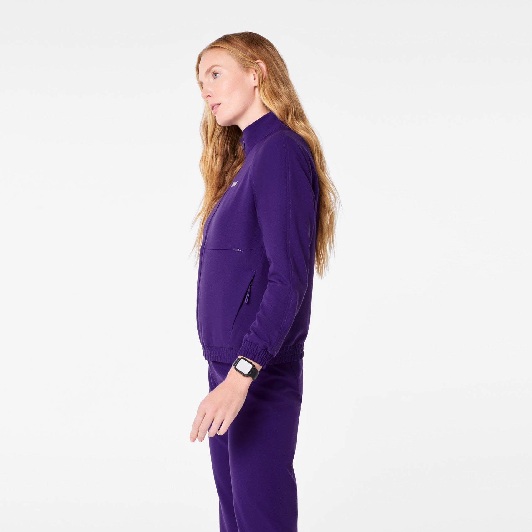 Sydney Scrub Jacket - Purple Pulse
