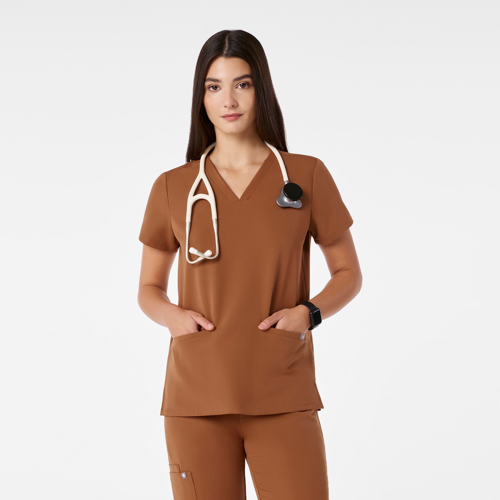 Casma Scrub Top™ - Mocha