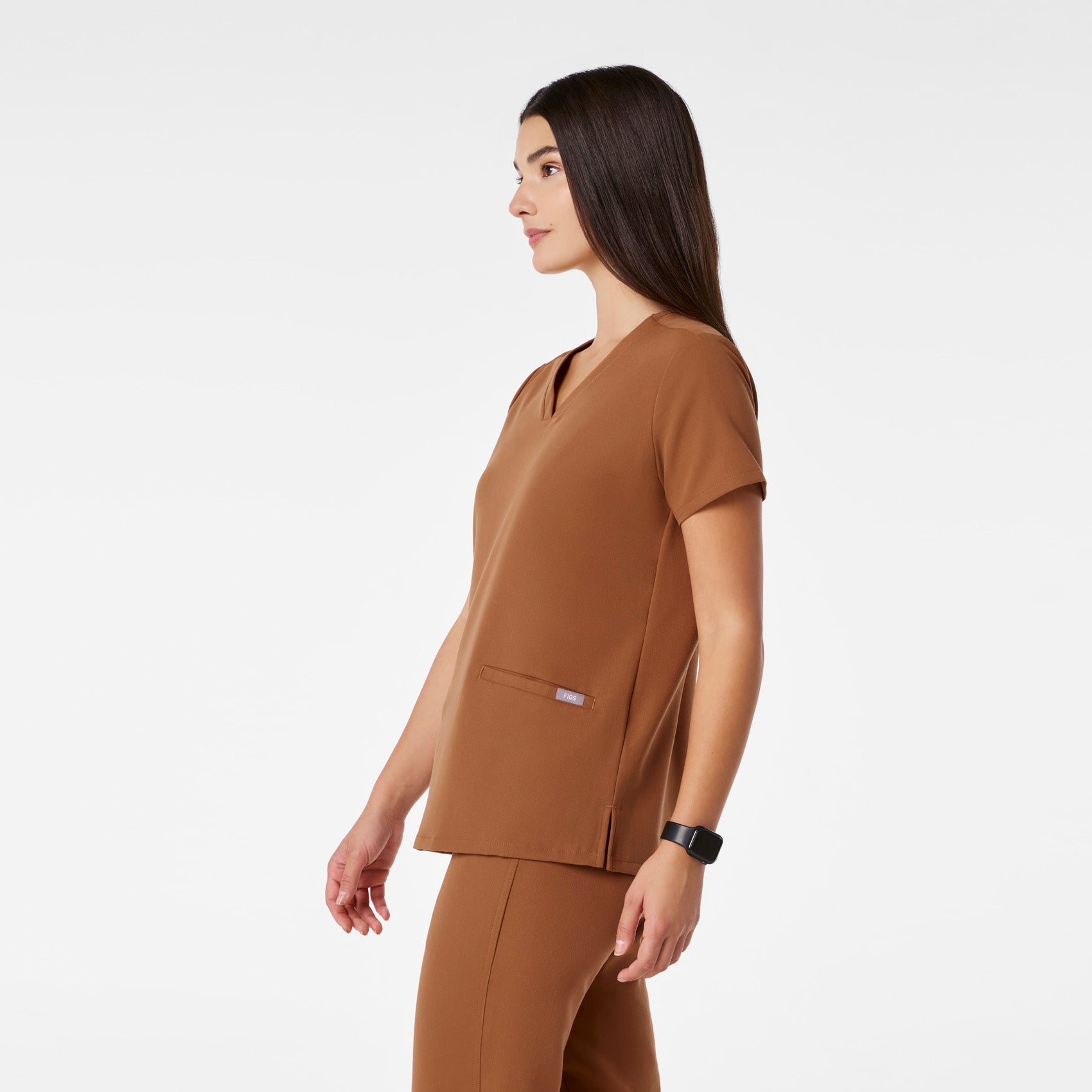 Casma Scrub Top™ - Mocha