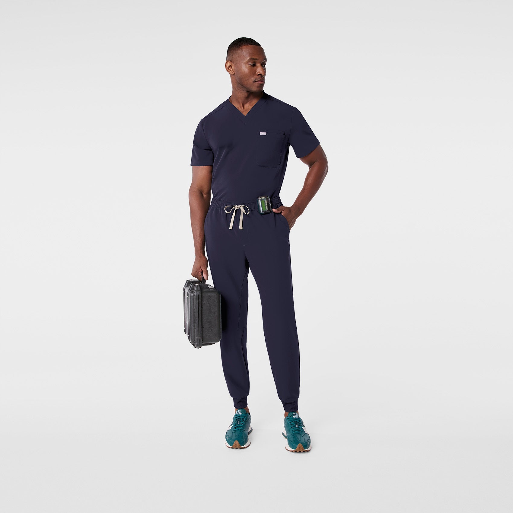 Leon Scrub Top™ - Navy