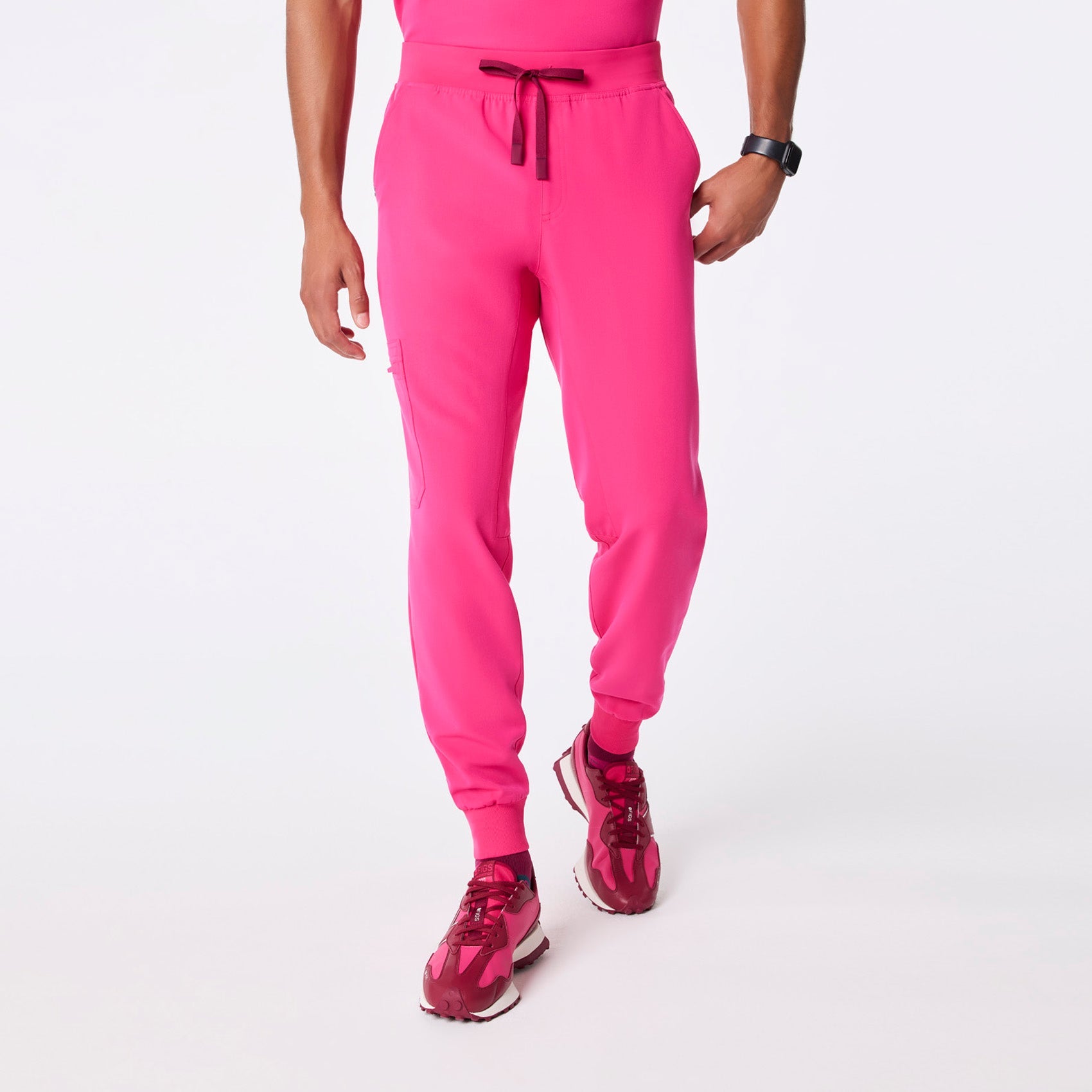 Brey Jogger Scrub Pant - Shocking Pink