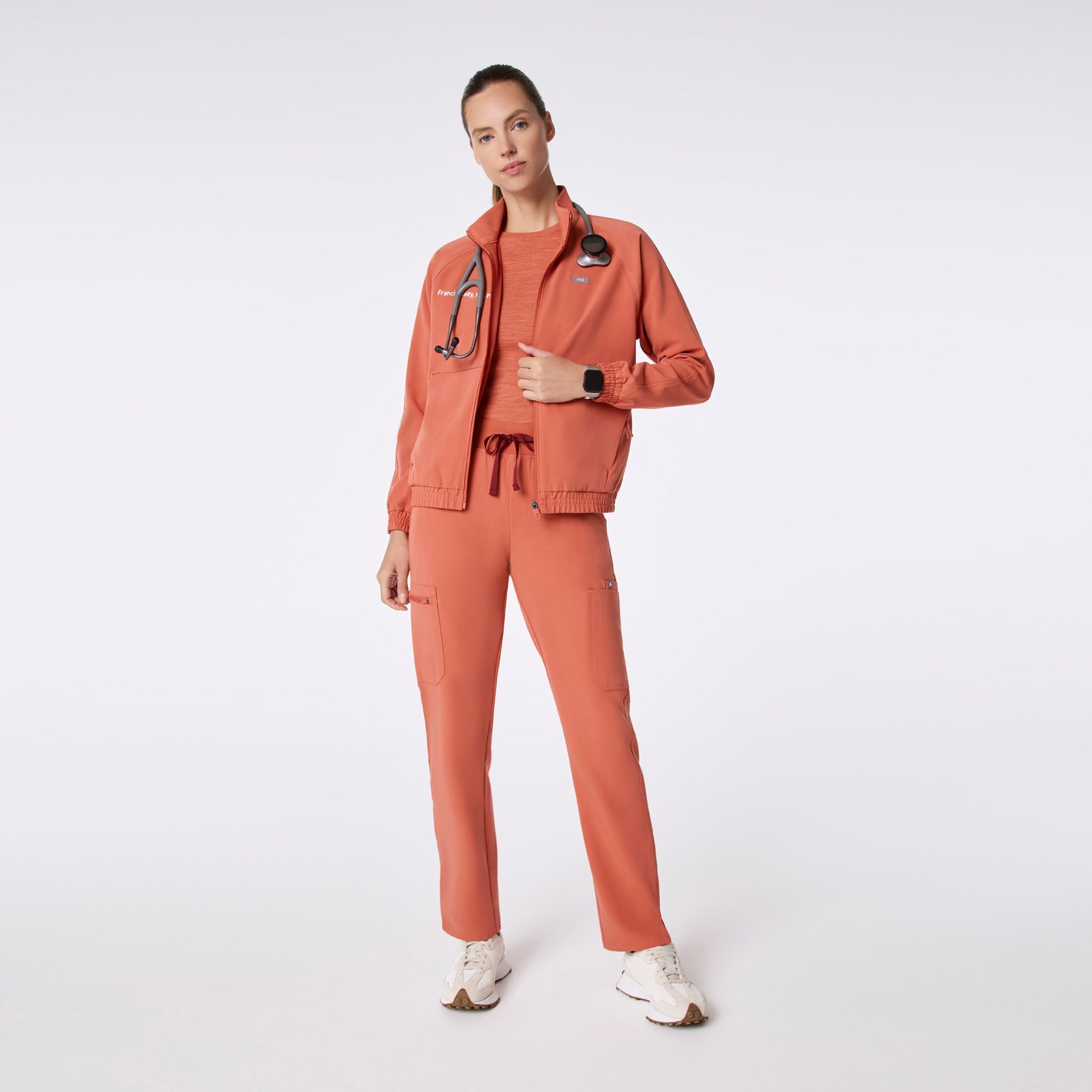 Sydney Scrub Jacket - Spiced Cider