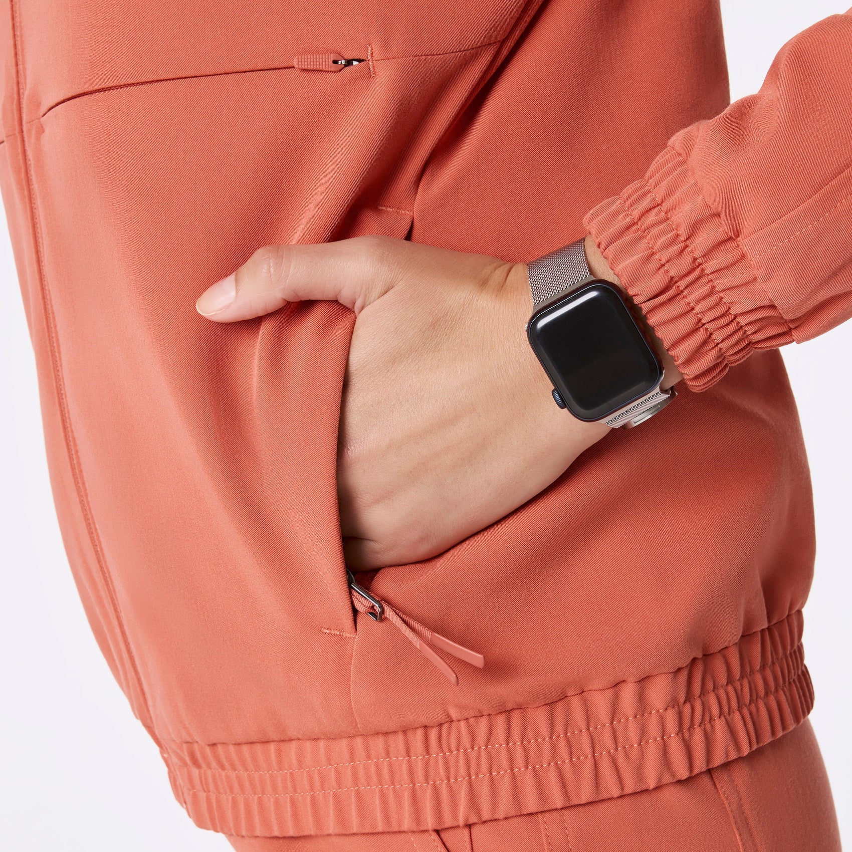 Sydney Scrub Jacket - Spiced Cider