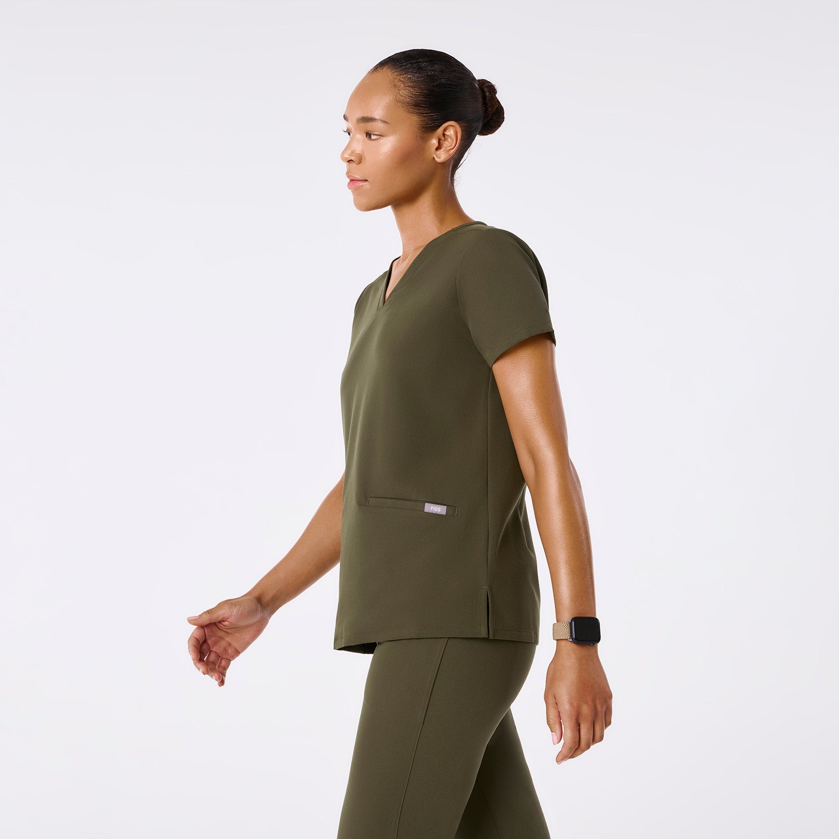 Casma Scrub Top™ - Spruce