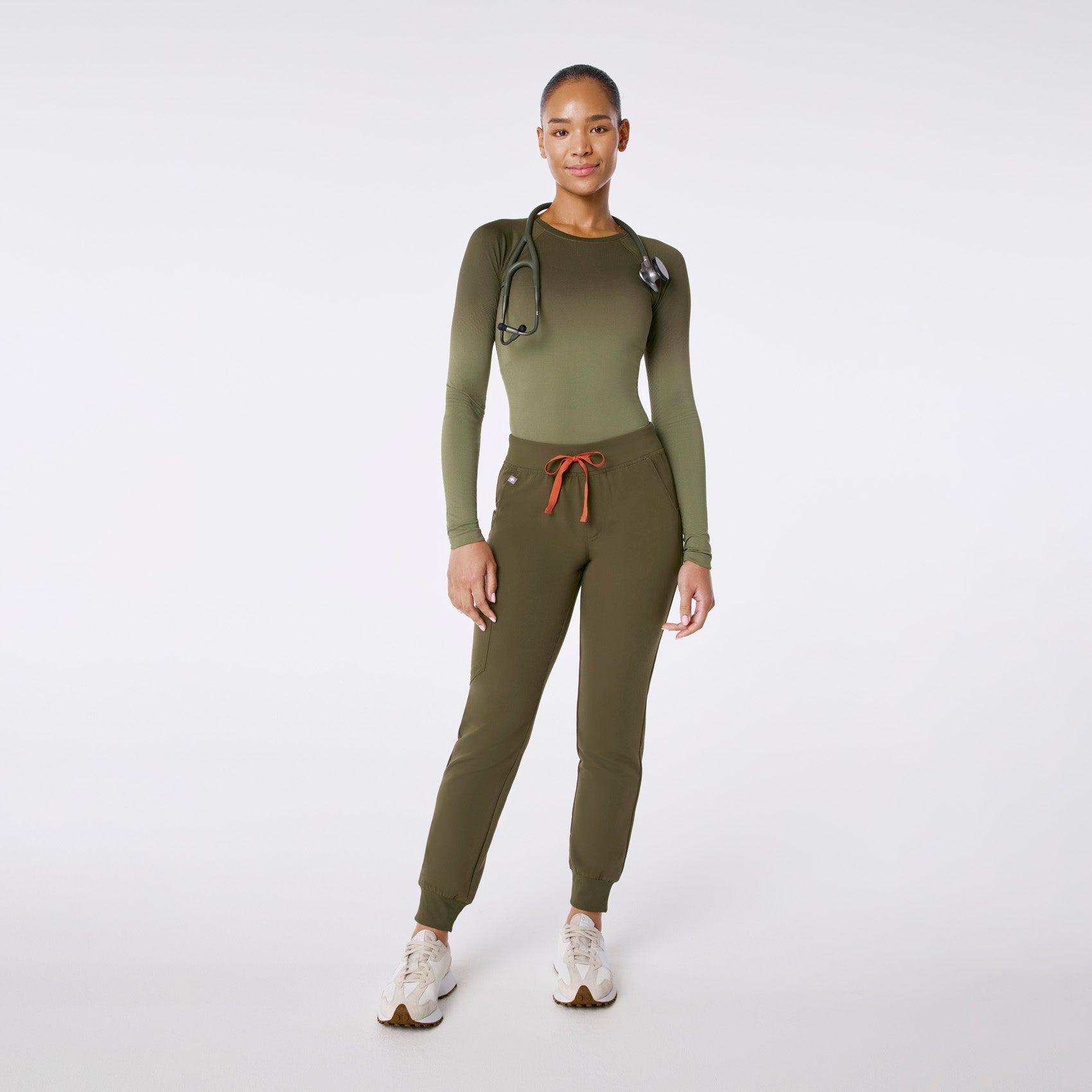 Salta Ombre Long-Sleeve Underscrub - Ombre Spruce