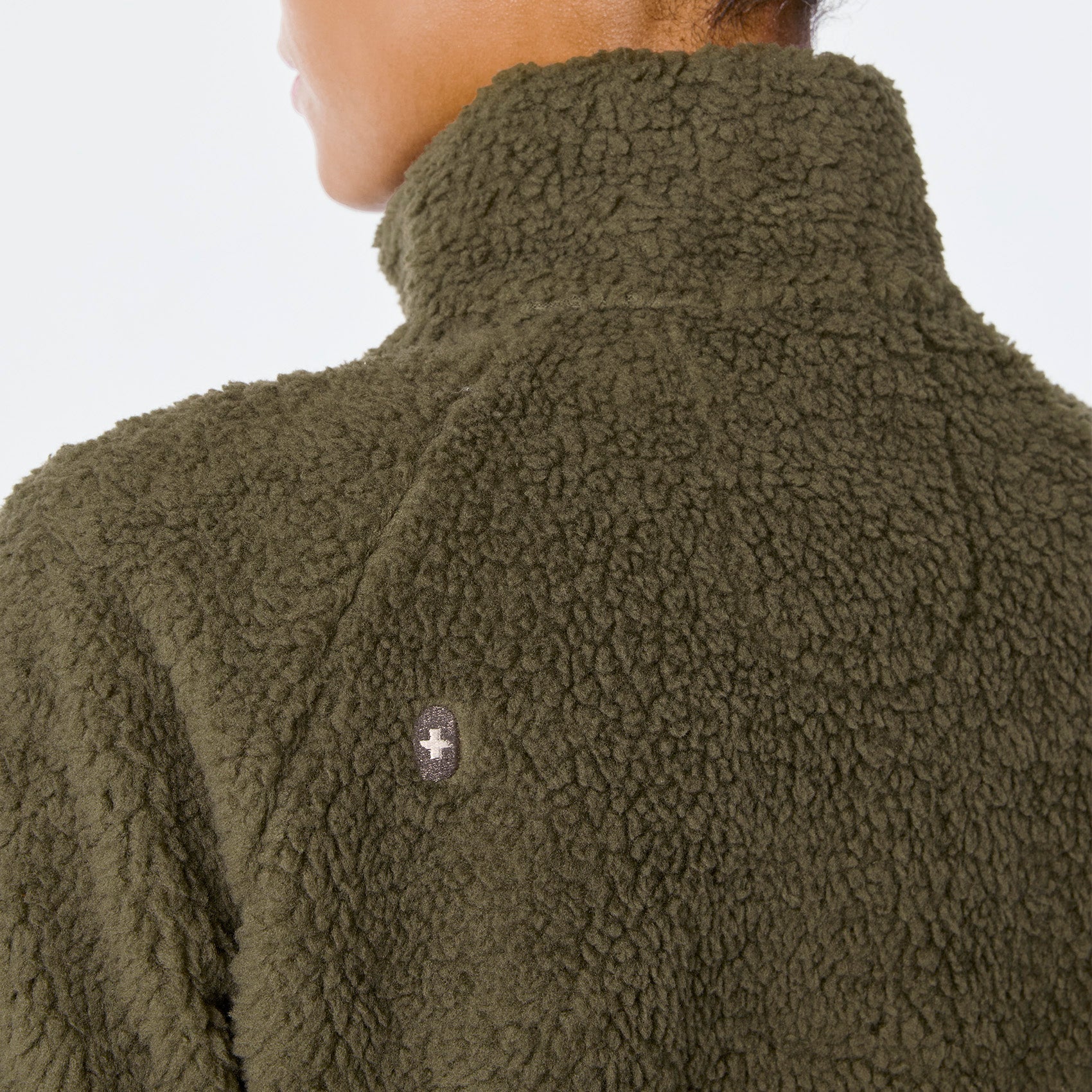 High-Pile Fleece Bomber Jacket - Spruce