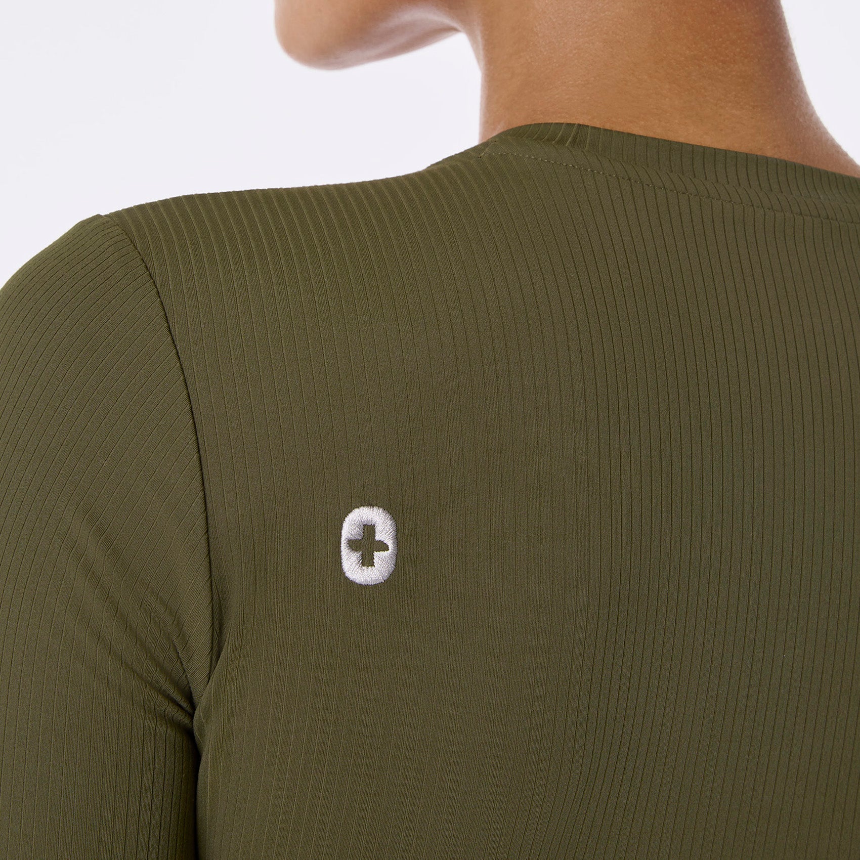 Palmer Ribbed Long-Sleeve Underscrub - Spruce