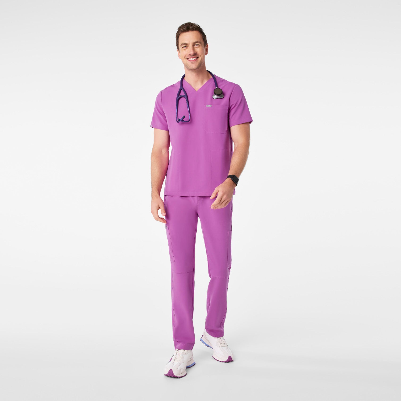 Chisec Scrub Top™ - Ultraberry