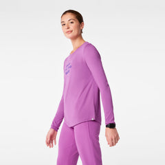 Baby It's Cold Inside Long-Sleeve Underscrub - Ultraberry
