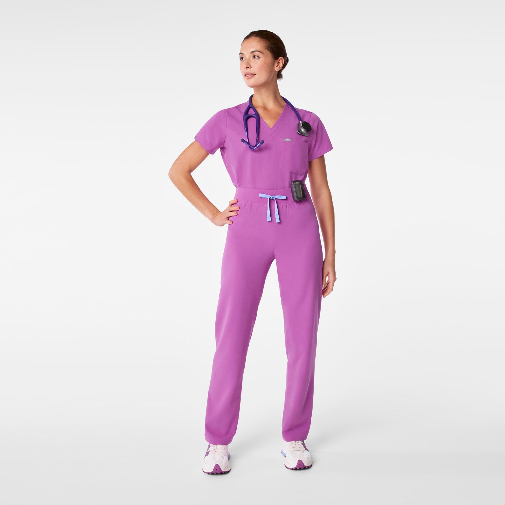 Livingston High-Rise Straight-Leg Scrub Pant™ - Ultraberry