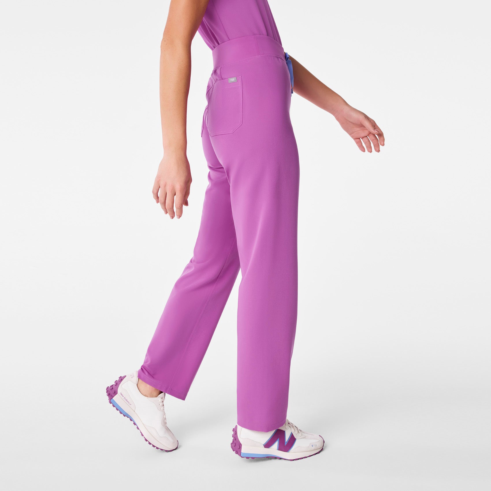 Livingston High-Rise Straight-Leg Scrub Pant™ - Ultraberry